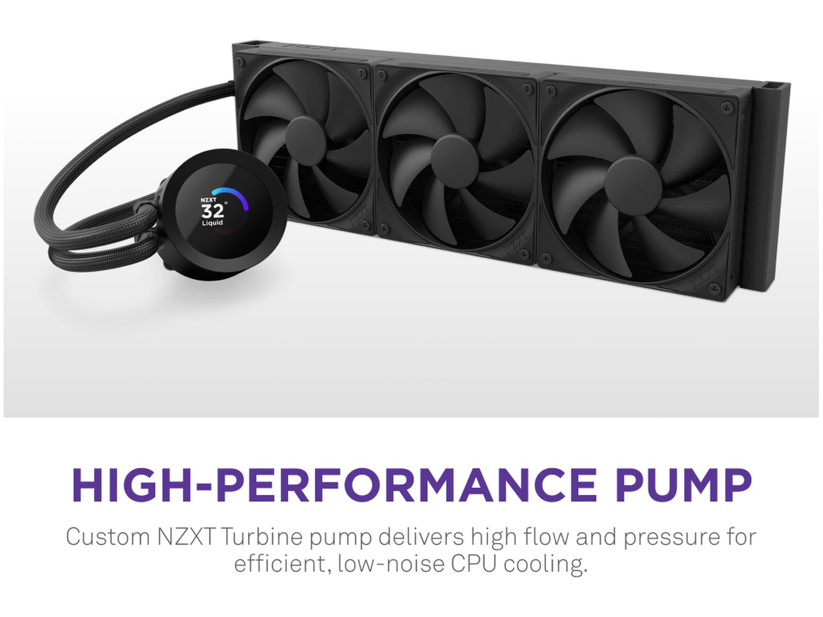 NZXT Kraken Plus 360 Kjøler (sort) CPU - Vannkjøling