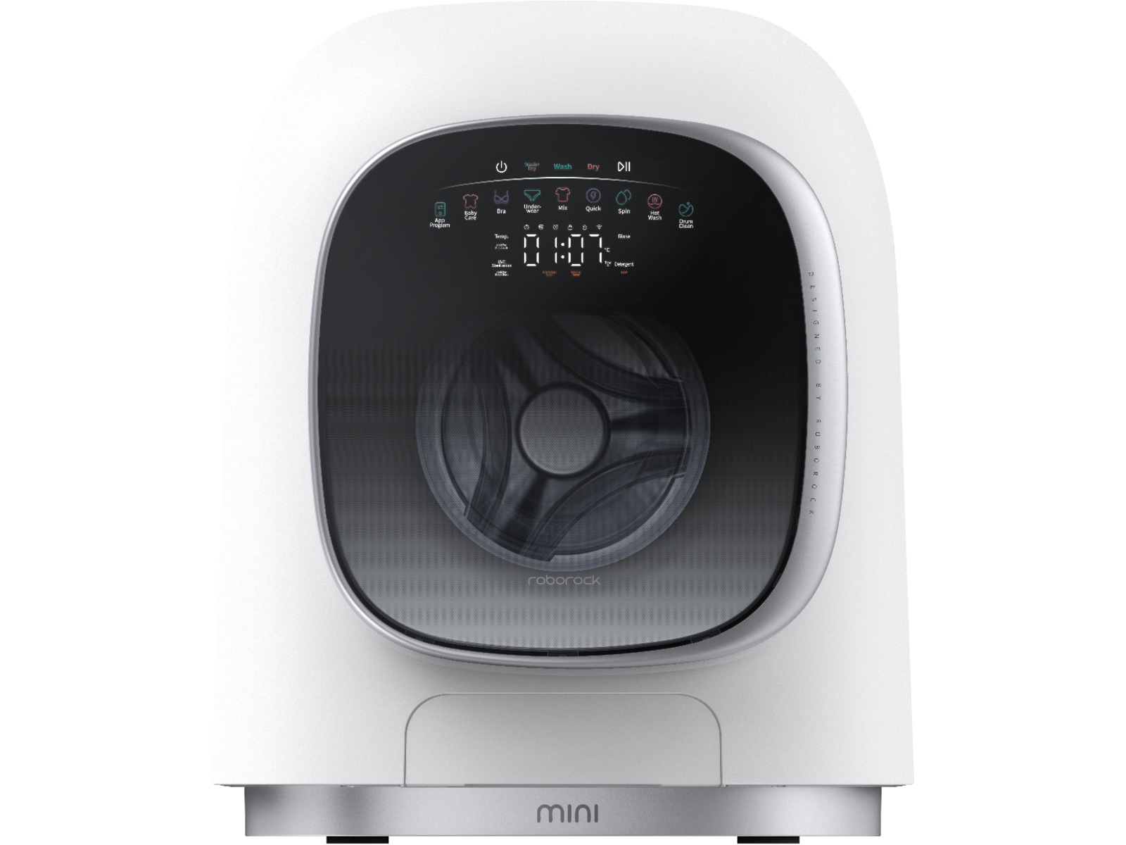 Roborock ZEO Mini Vask/Tørk (hvit/sølv) -B-Grade Demo vask & tørk