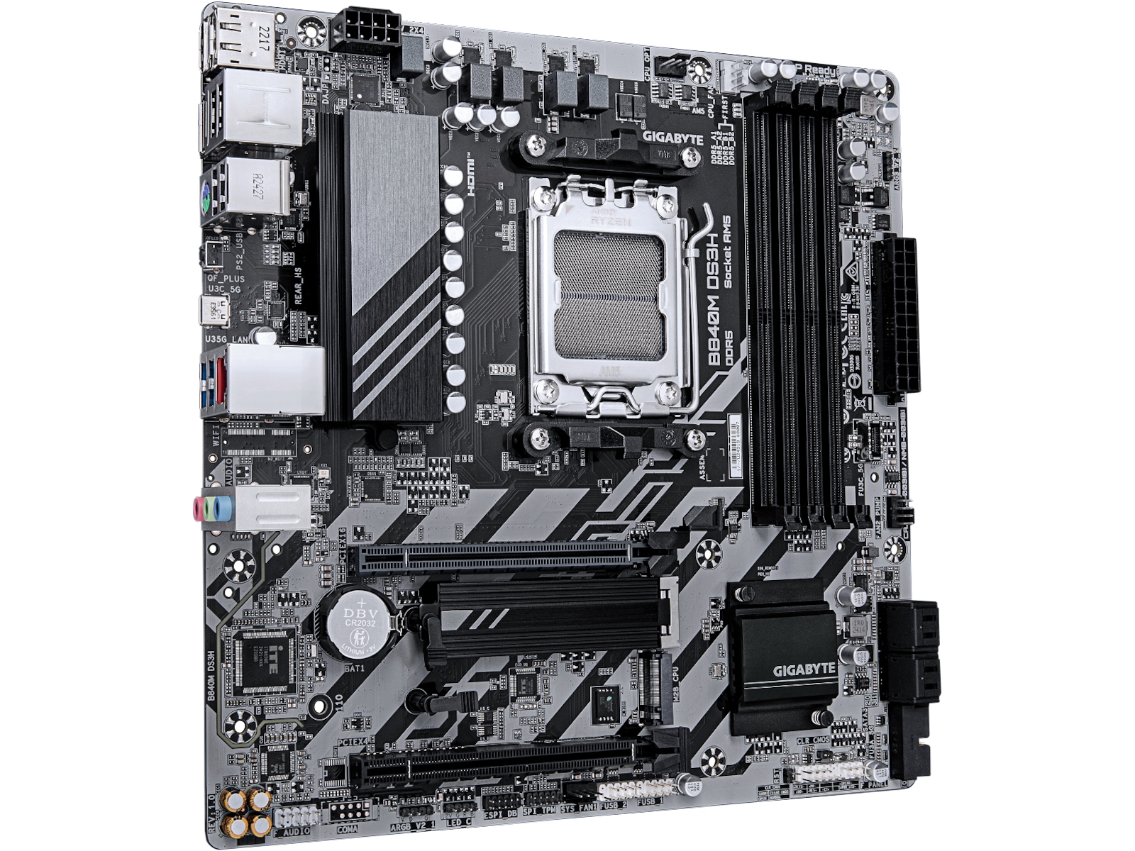 Gigabyte B840M DS3H Hovedkort AMD Socket