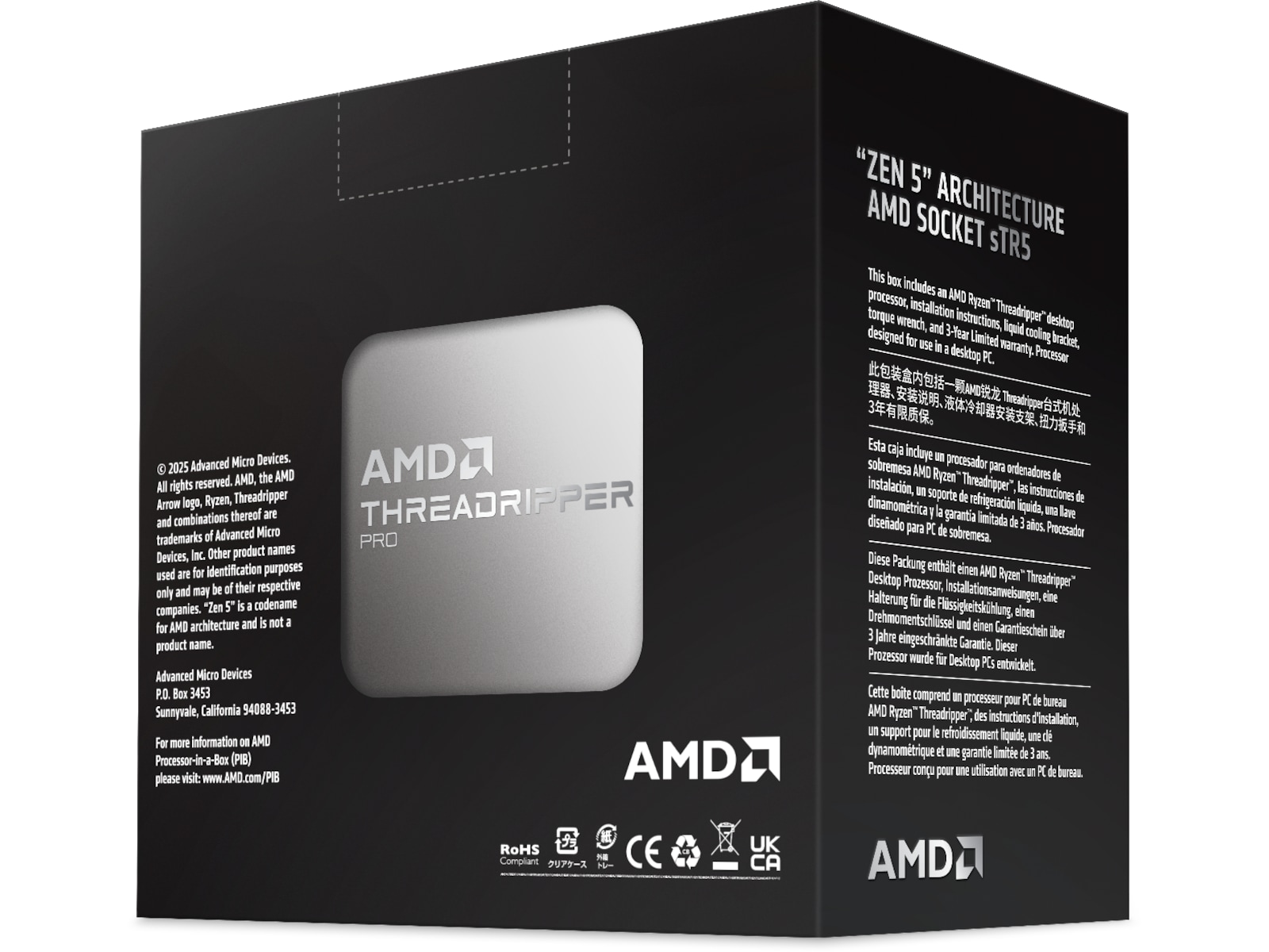 AMD Ryzen Threadripper PRO 9985WX Prosessorer