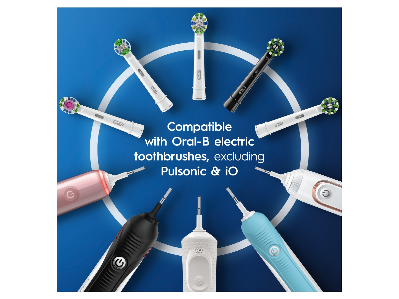 Oral-B Pro Precision Clean Børstehoder (10 stk) Tannbørstehoder