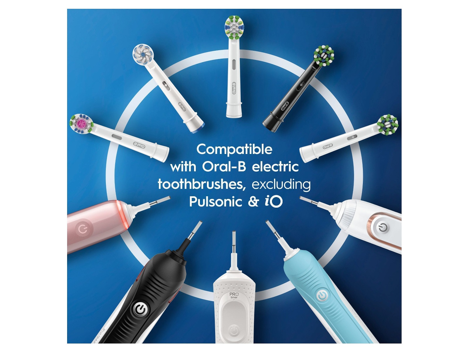 Oral-B Pro Sensitive Clean Børstehoder (10 stk) Tannbørstehoder