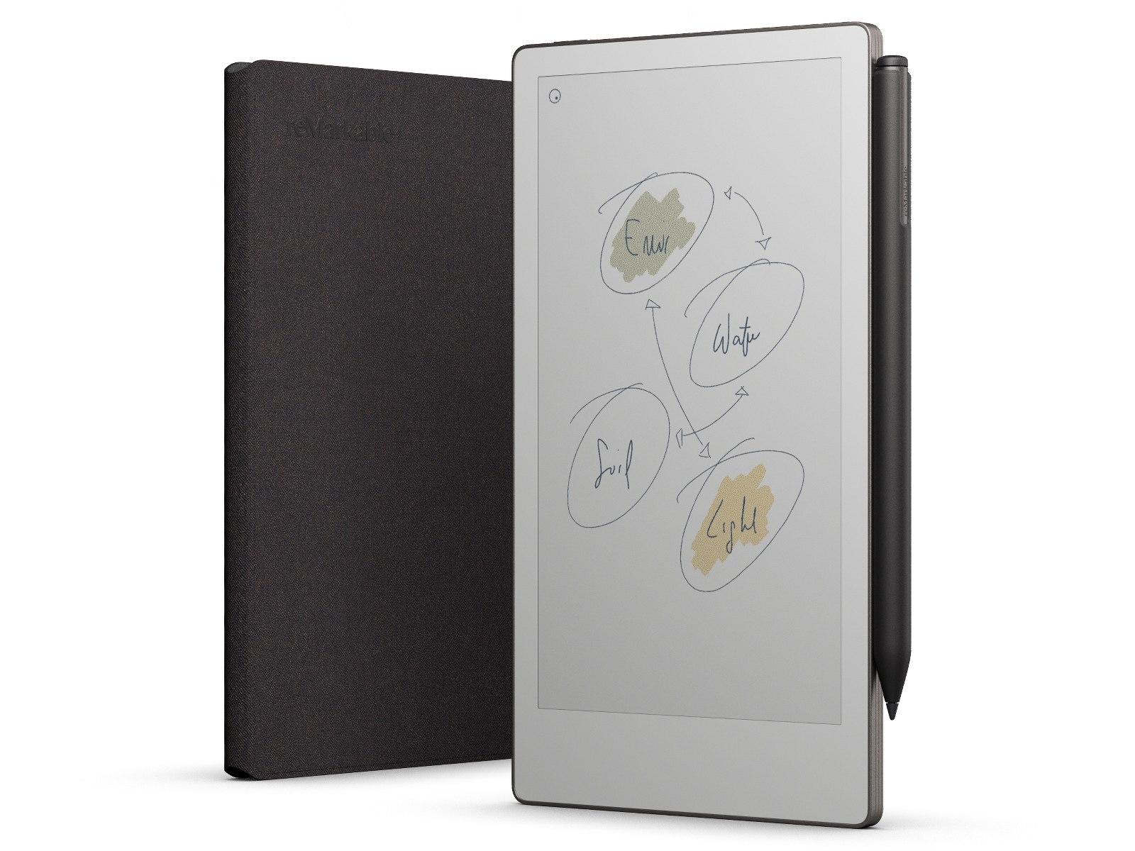 reMarkable Paper Pro Move 7.3" inkl. Marker Plus & Book Folio (basalt) Digitale notatblokker & tilbehør