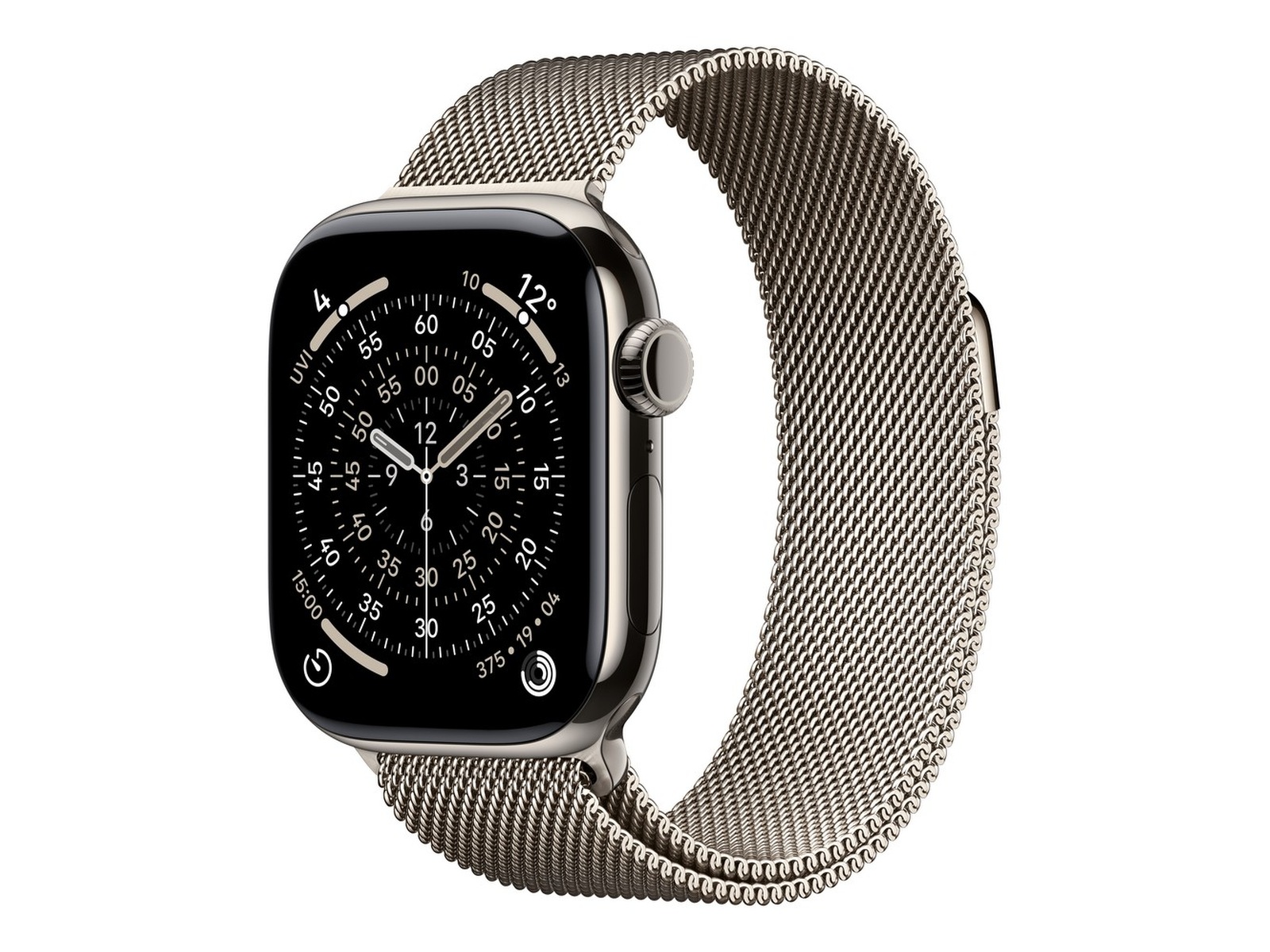 Apple Watch Series 11 GPS + LTE 42mm Titan (naturlig) Smartklokker