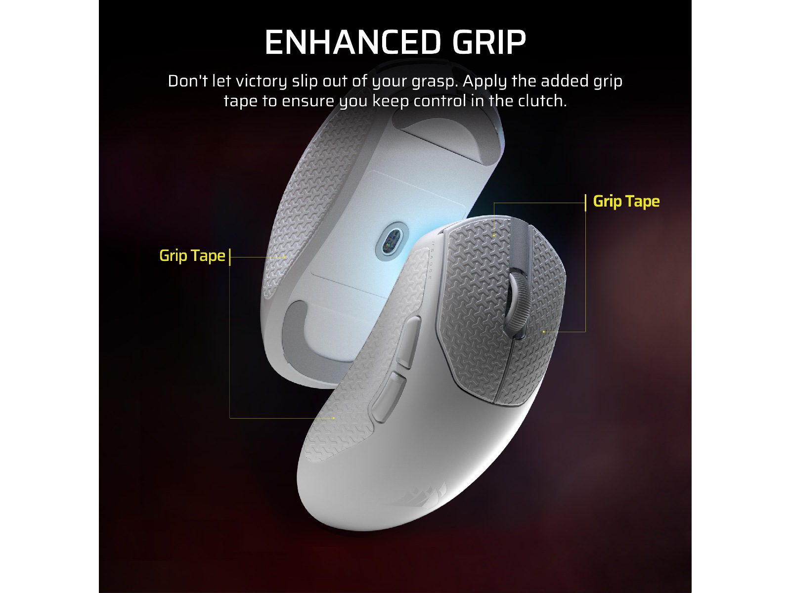 Corsair Sabre v2 Pro Ultralight Trådløs Gaming Mus (hvit) Gamingmus