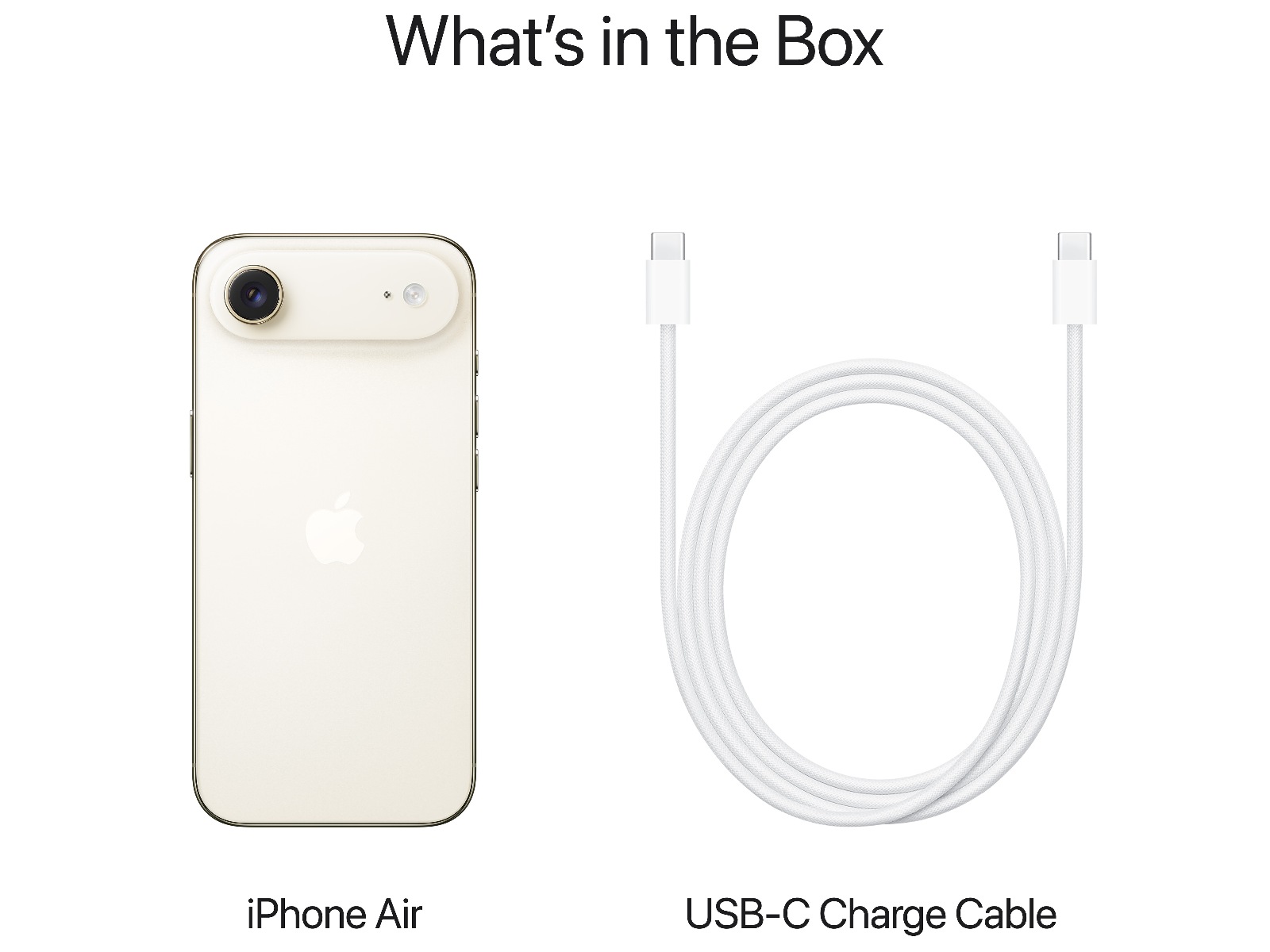 iPhone Air 256GB (lys gull) -B-Grade Demo mobiltelefoner