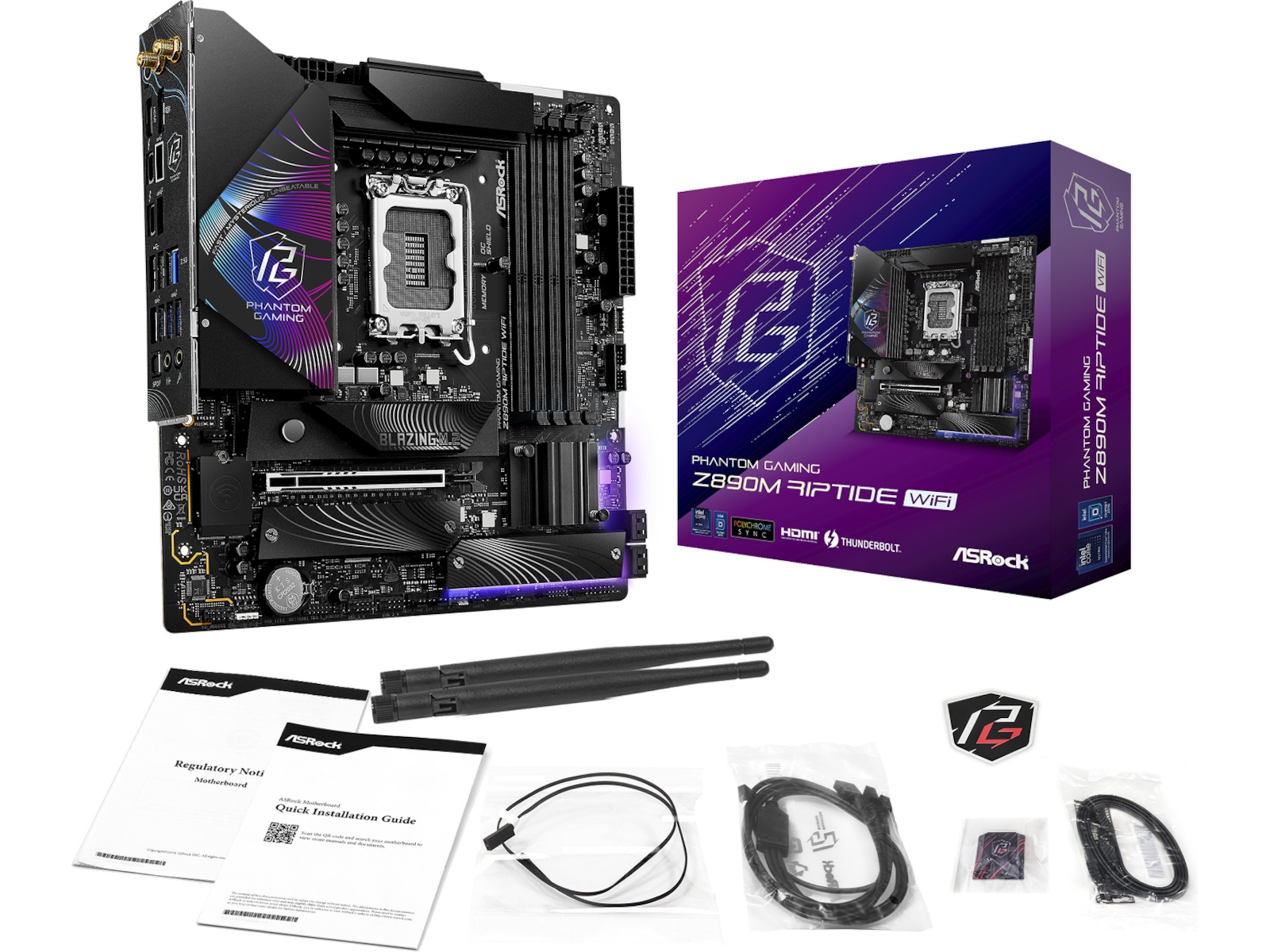 ASRock Z890M RIPTIDE WIFI Hovedkort -B-Grade Demo hovedkort