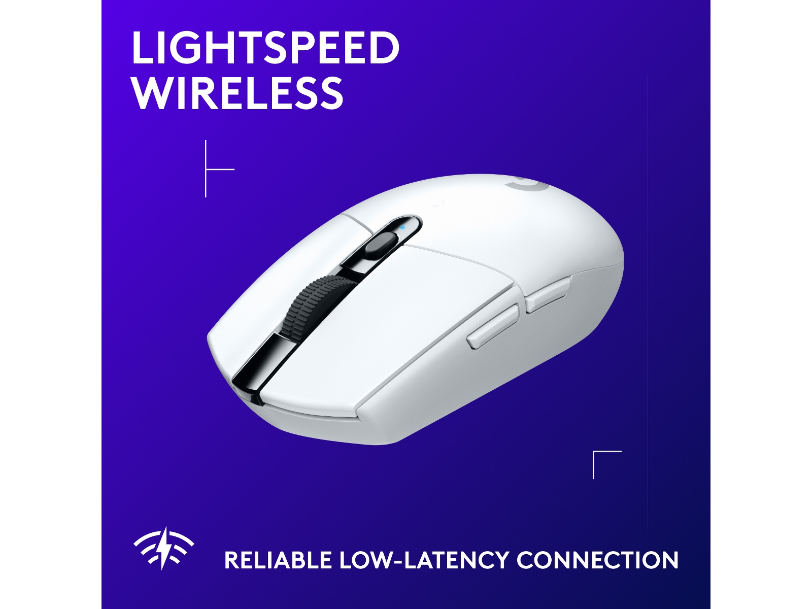 Logitech G305 LIGHTSPEED Trådløs Gamingmus (hvit) Gamingmus