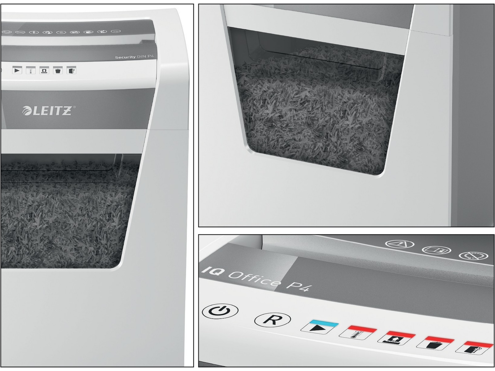 Leitz makuleringsmaskin IQ Office P4 Makuleringsmaskiner