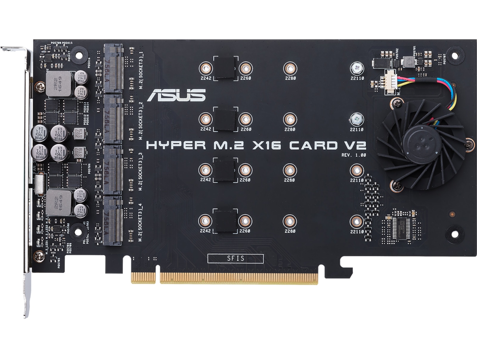 ASUS Hyper M.2 X16 Card V2 SSD M.2