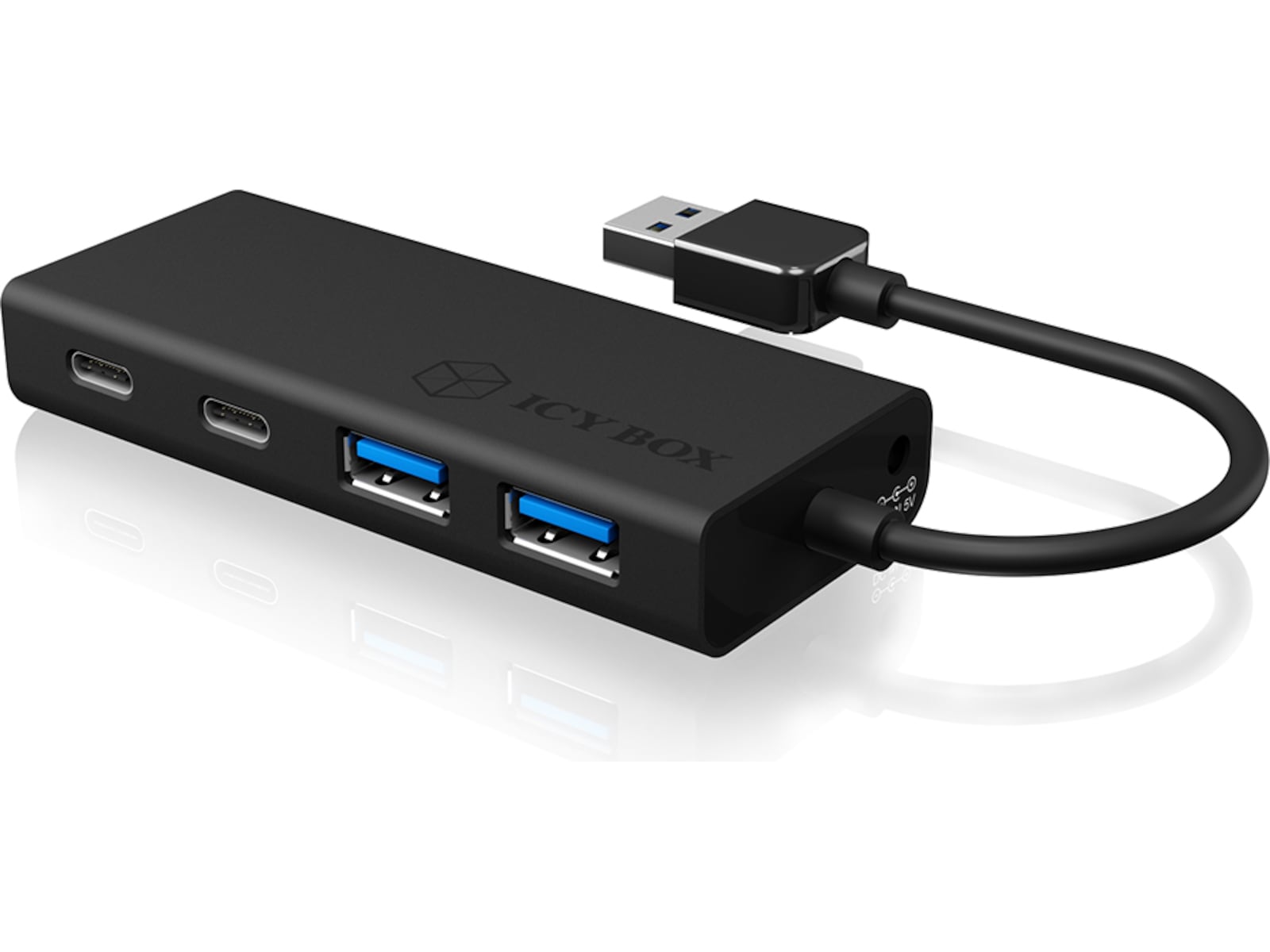 ICY BOX USB-A Hub Dockingstasjon & USB-HUB