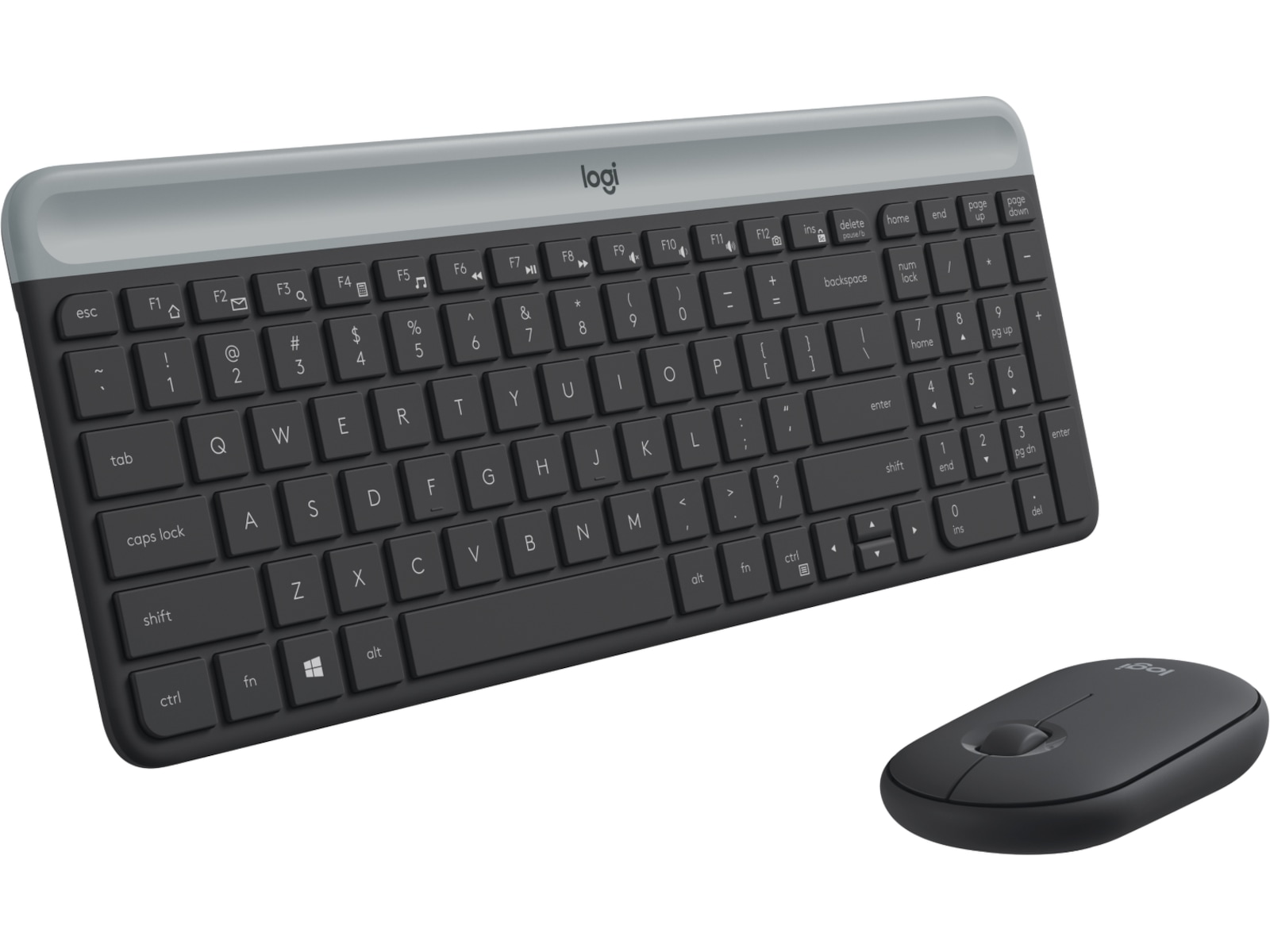 Logitech MK470 Slim Trådløs Kombo Mus & tastatur -kombipakker