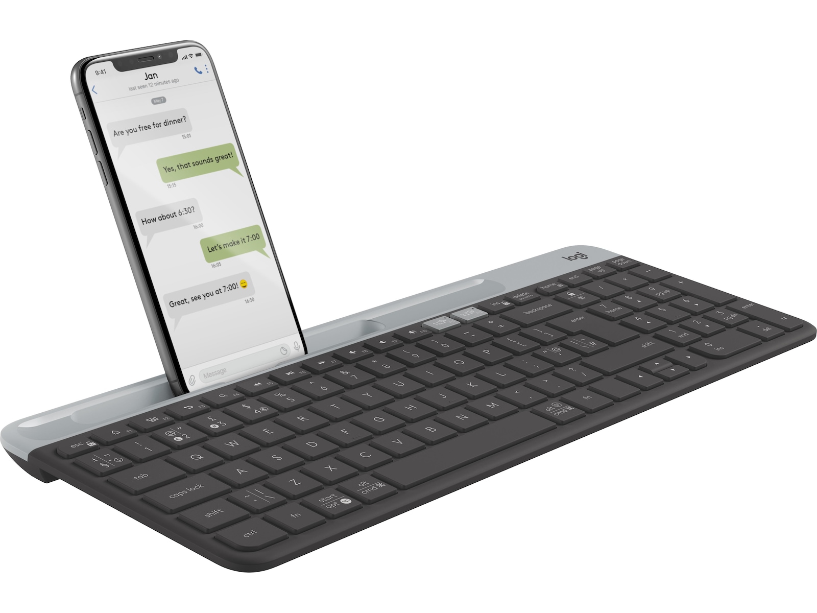 Logitech K580 Slim Multi-Enhet Tastatur Tastatur