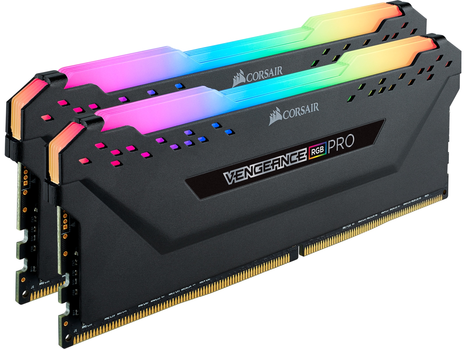Corsair Vengeance RGB PRO DDR4 3200MHz 32GB (sort) Minnebrikker
