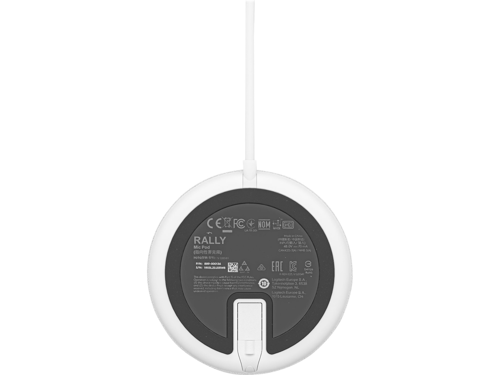 Logitech Rally Mic Pod Videokonferanse