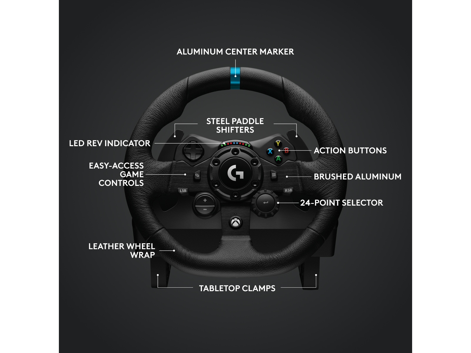 Logitech G923 og Driving Force Shifter Bundle Ratt og pedaler