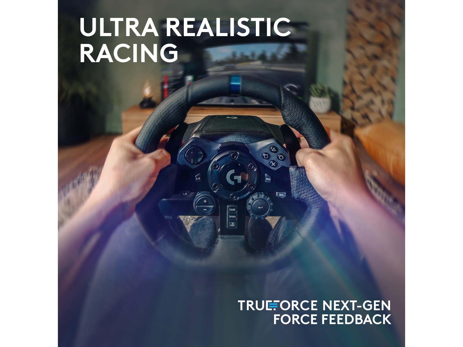 Logitech G923 og Driving Force Shifter Bundle Ratt og pedaler