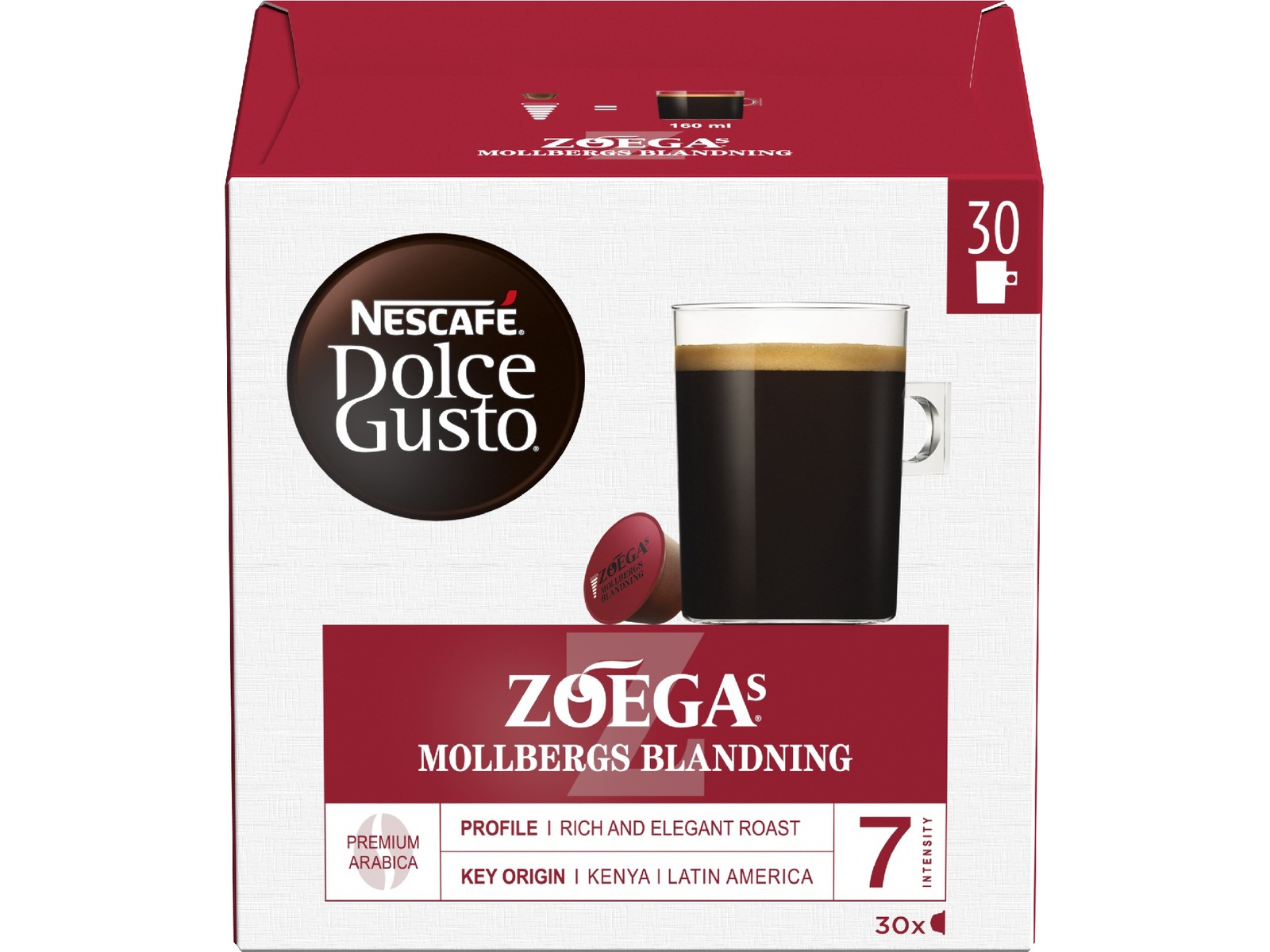 Nescafé Dolce Gusto Zoégas Mollbergs Big Pack Kaffekapsler