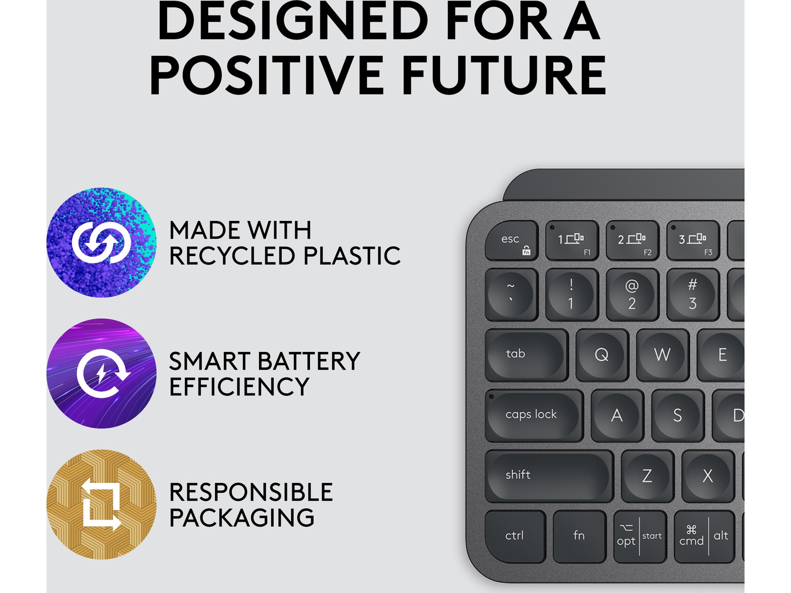 Logitech MX Keys Mini - GRAPHITE Tastatur