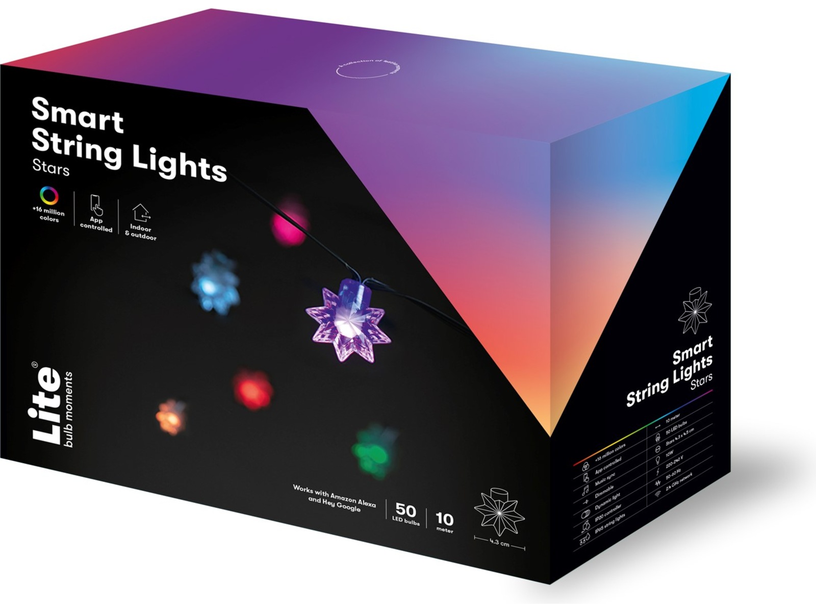 Lite Bulb Moments Smart Stars String Lys Lyslenker