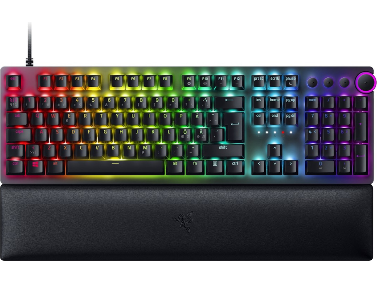Razer Huntsman V2 (sort) Gamingtastatur