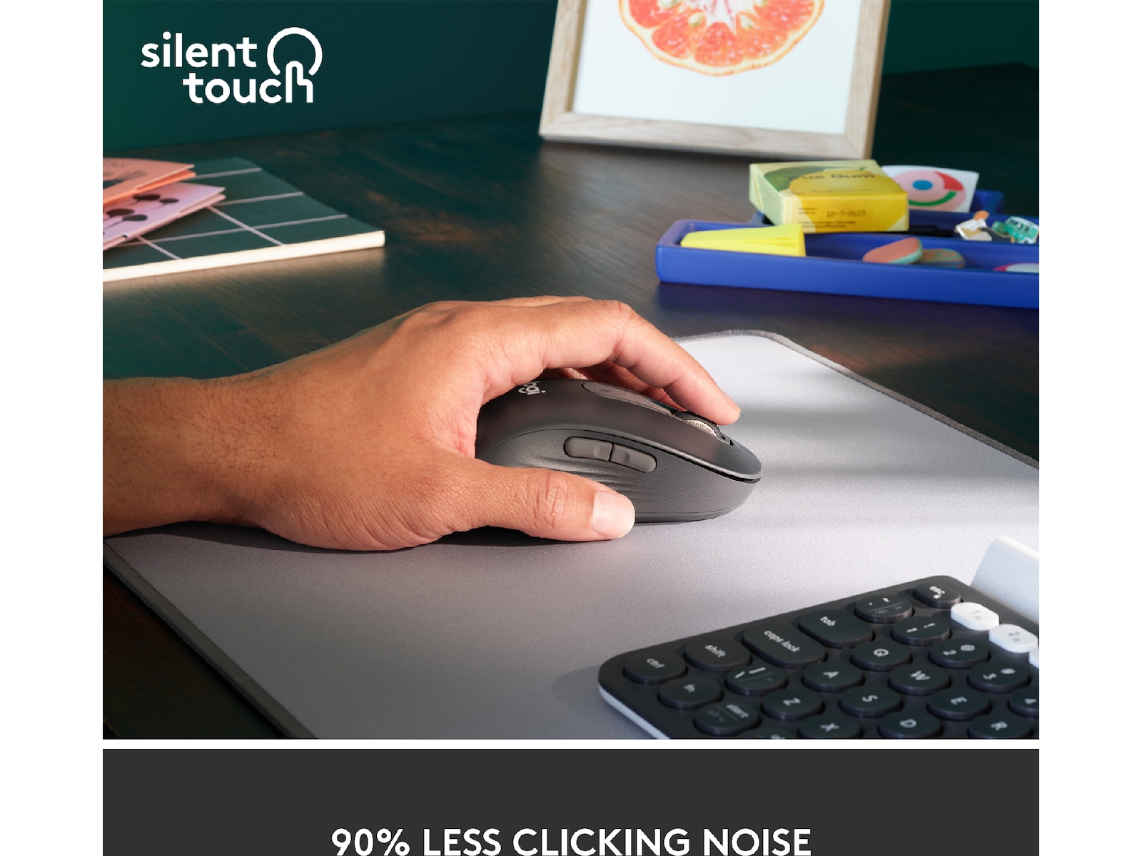 Logitech Signature M650 Large trådløs mus (grafittgrå) Mus