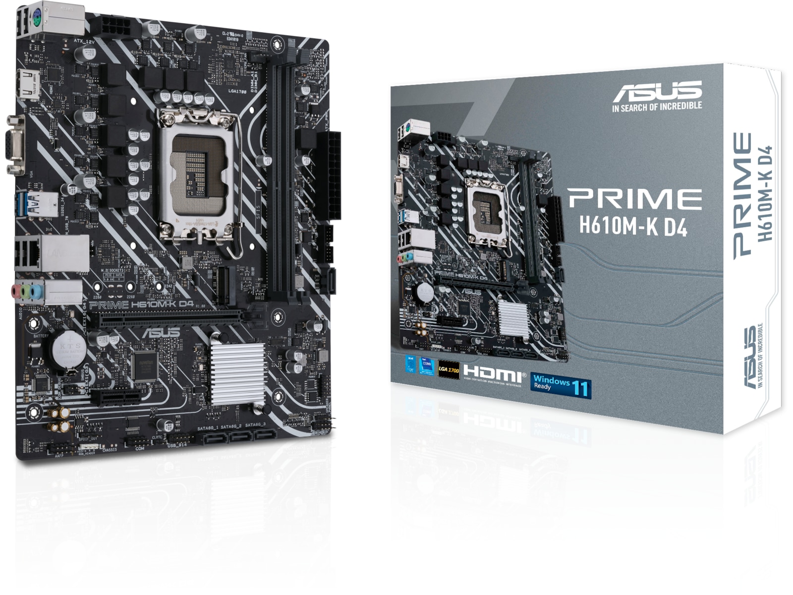 ASUS PRIME H610M-K D4 Hovedkort Intel Socket