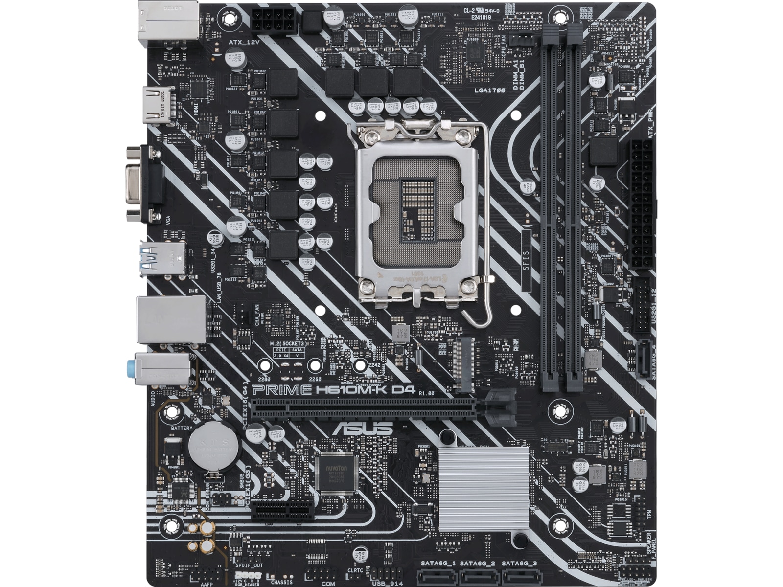 ASUS PRIME H610M-K D4 Hovedkort Intel Socket