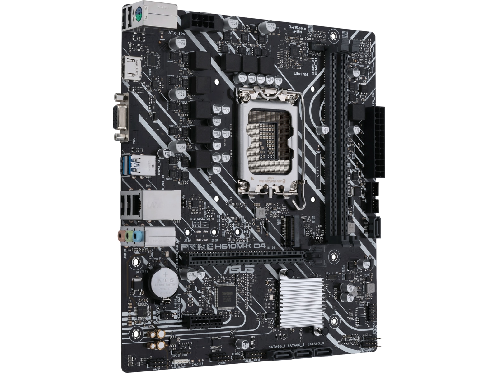 ASUS PRIME H610M-K D4 Hovedkort Intel Socket
