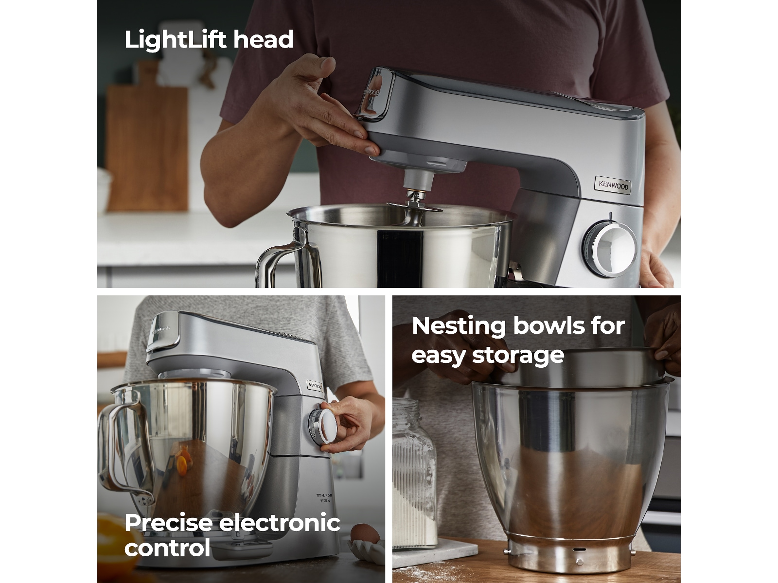 Kenwood Titanium Chef Baker XL Kjøkkemaskin Kjøkkenmaskiner