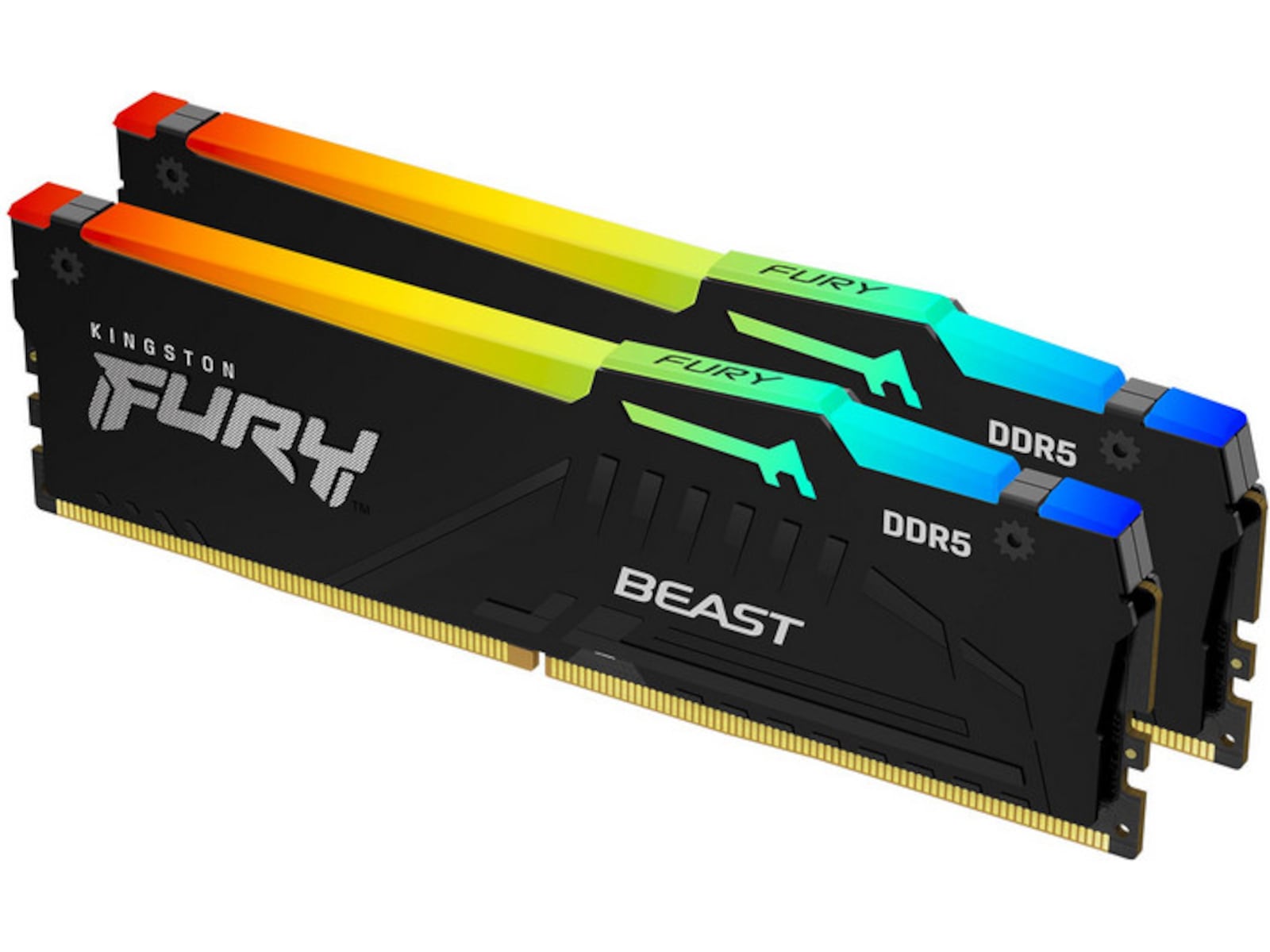 Kingston FURY Beast RGB DDR5 5200MHz 64GB 2x32GB, Intel XMP, CL 40