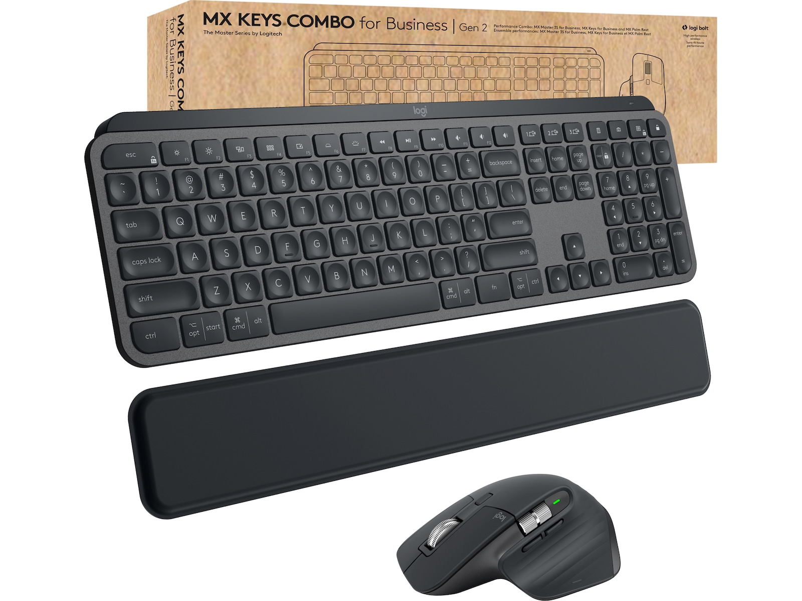 Logitech MX Keys Combo for Business Gen 2 (graphite)