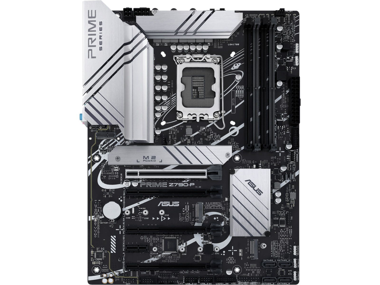 ASUS PRIME Z790-P Hovedkort LGA 1700, ATX, DDR5, 1 x PCIe 5.0, 3 x PCIe 4.0, 3 x M.2