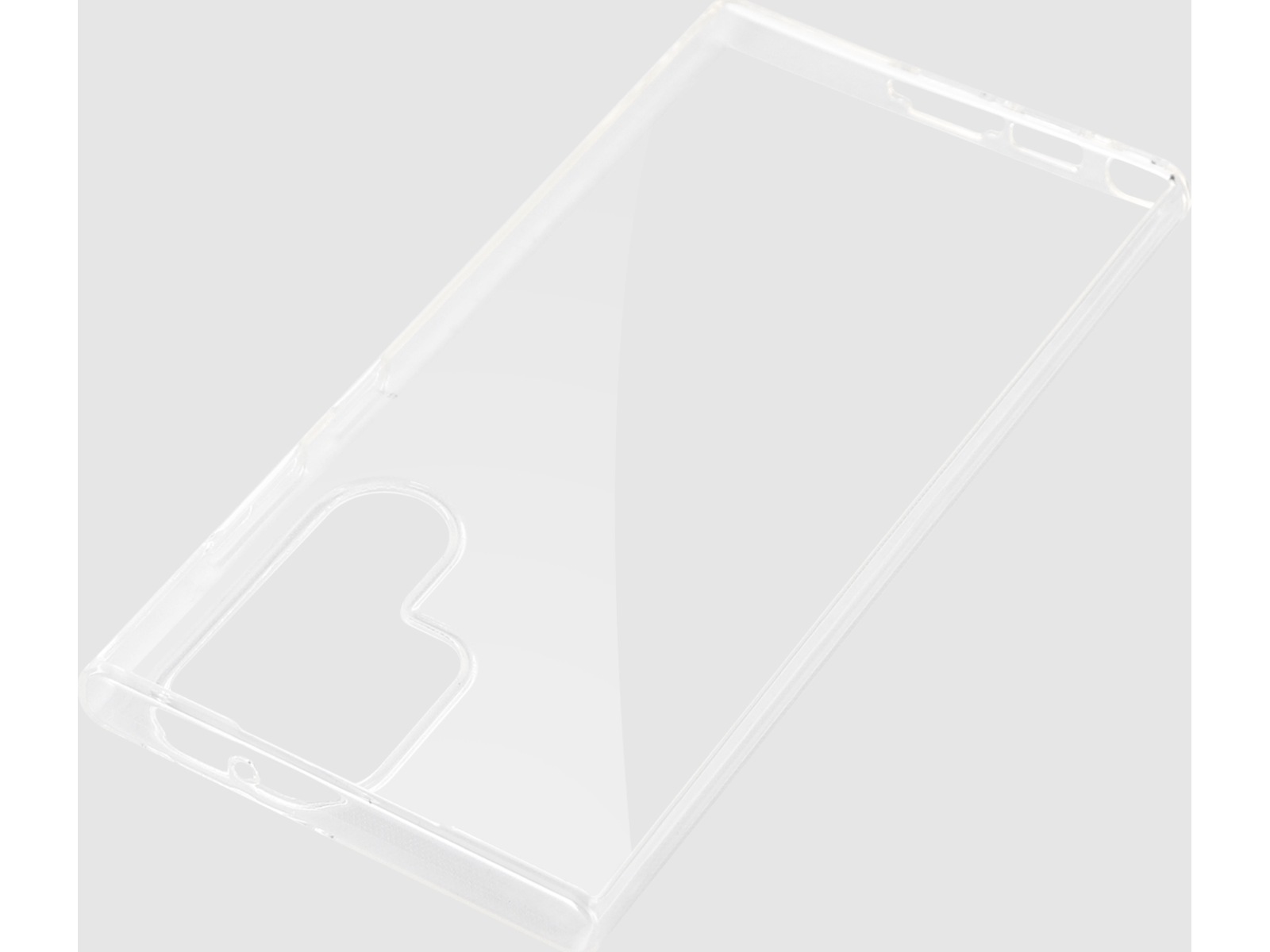 iiglo Galaxy S23 Ultra Silikondeksel (gjennomsiktig) Mobildeksel