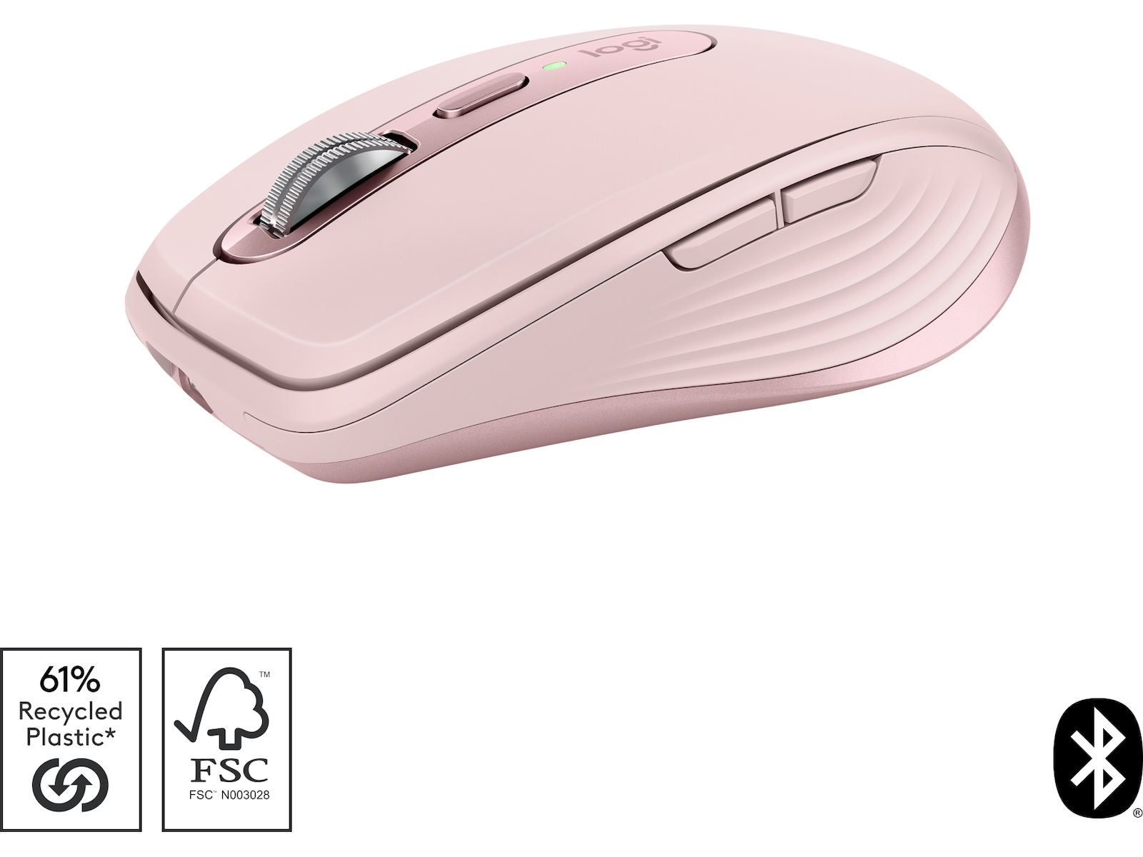 Logitech MX Anywhere 3S trådløs mus (rosa) Mus