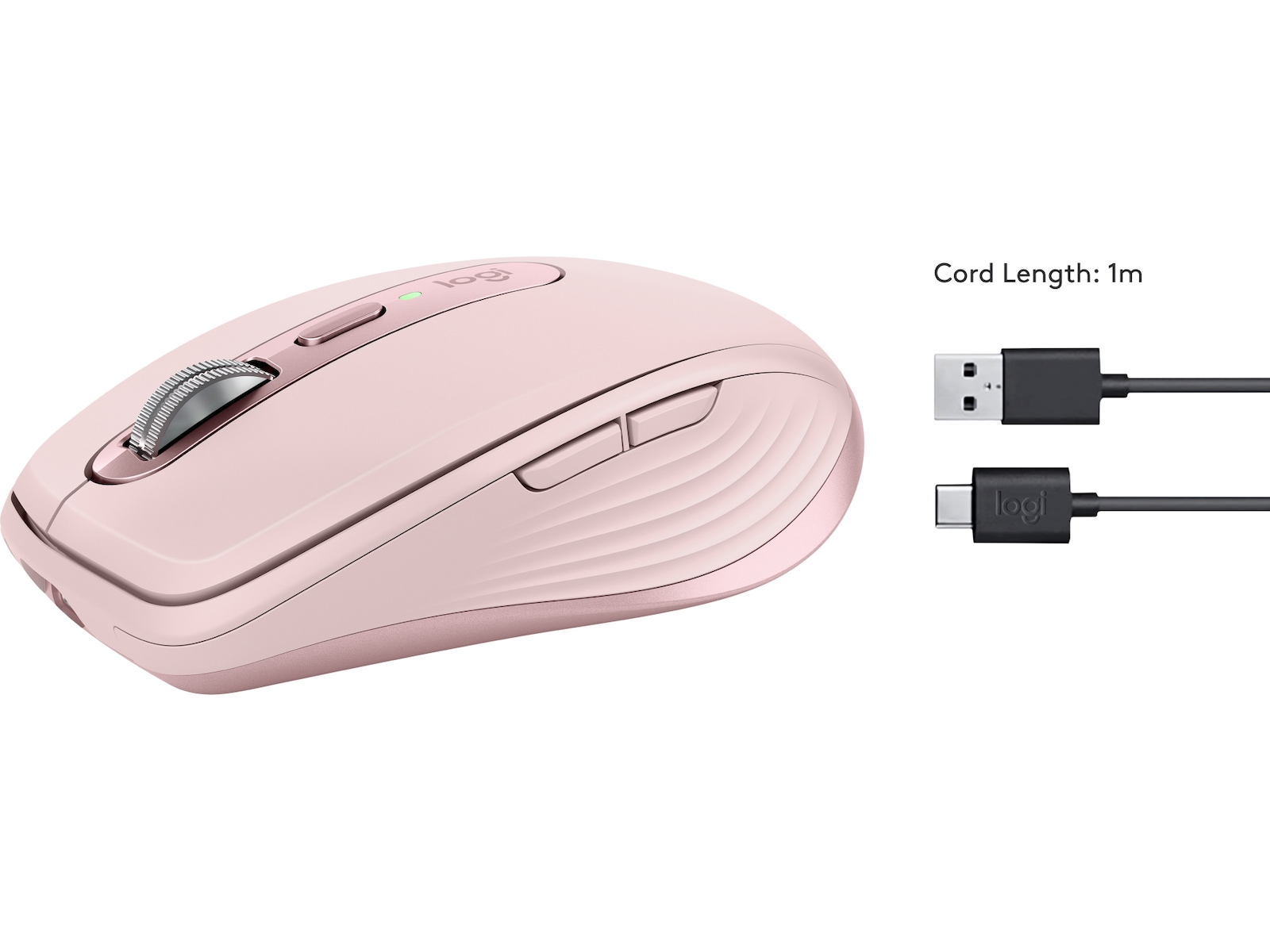 Logitech MX Anywhere 3S trådløs mus (rosa) Mus