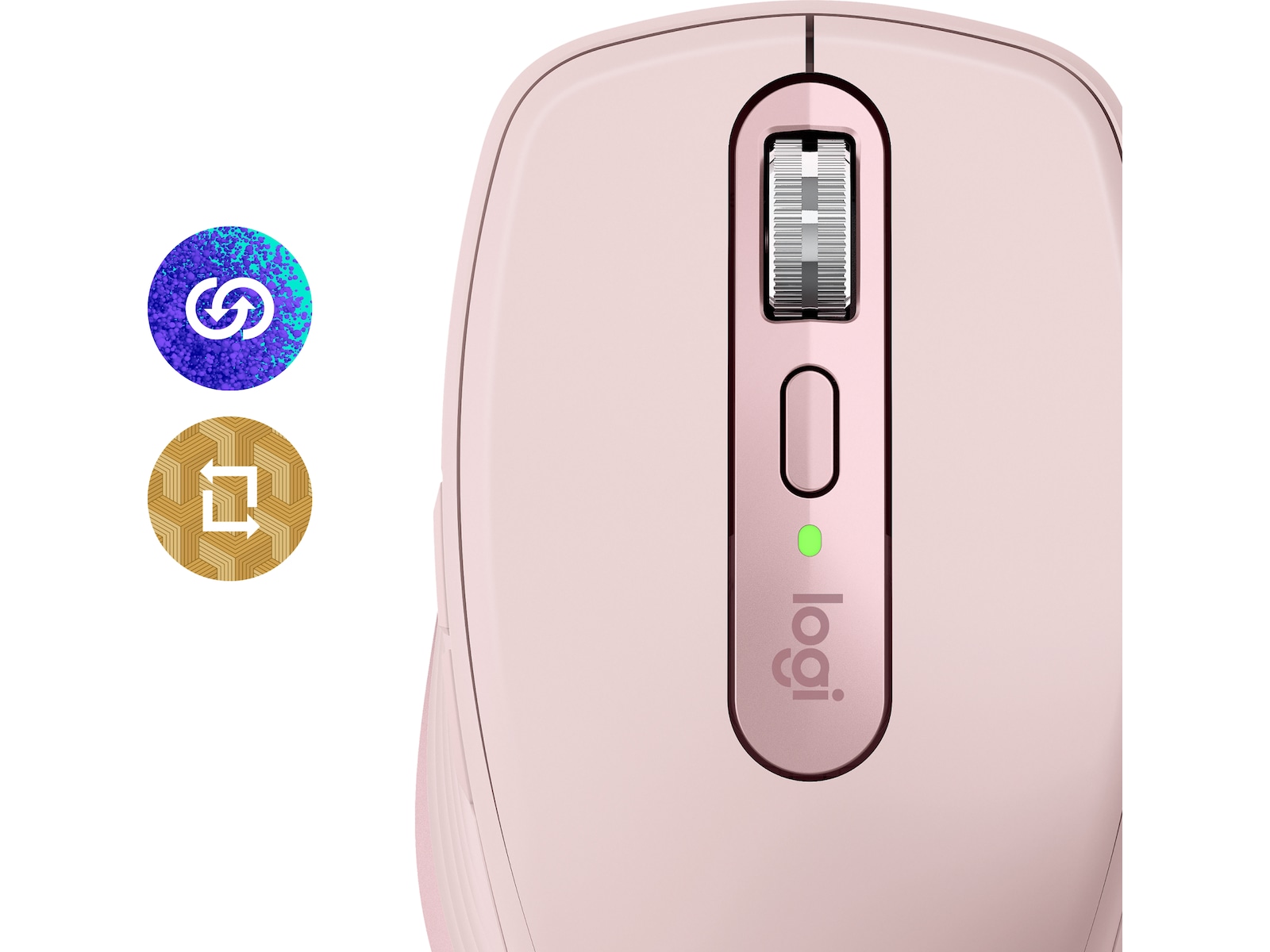 Logitech MX Anywhere 3S trådløs mus (rosa) Mus