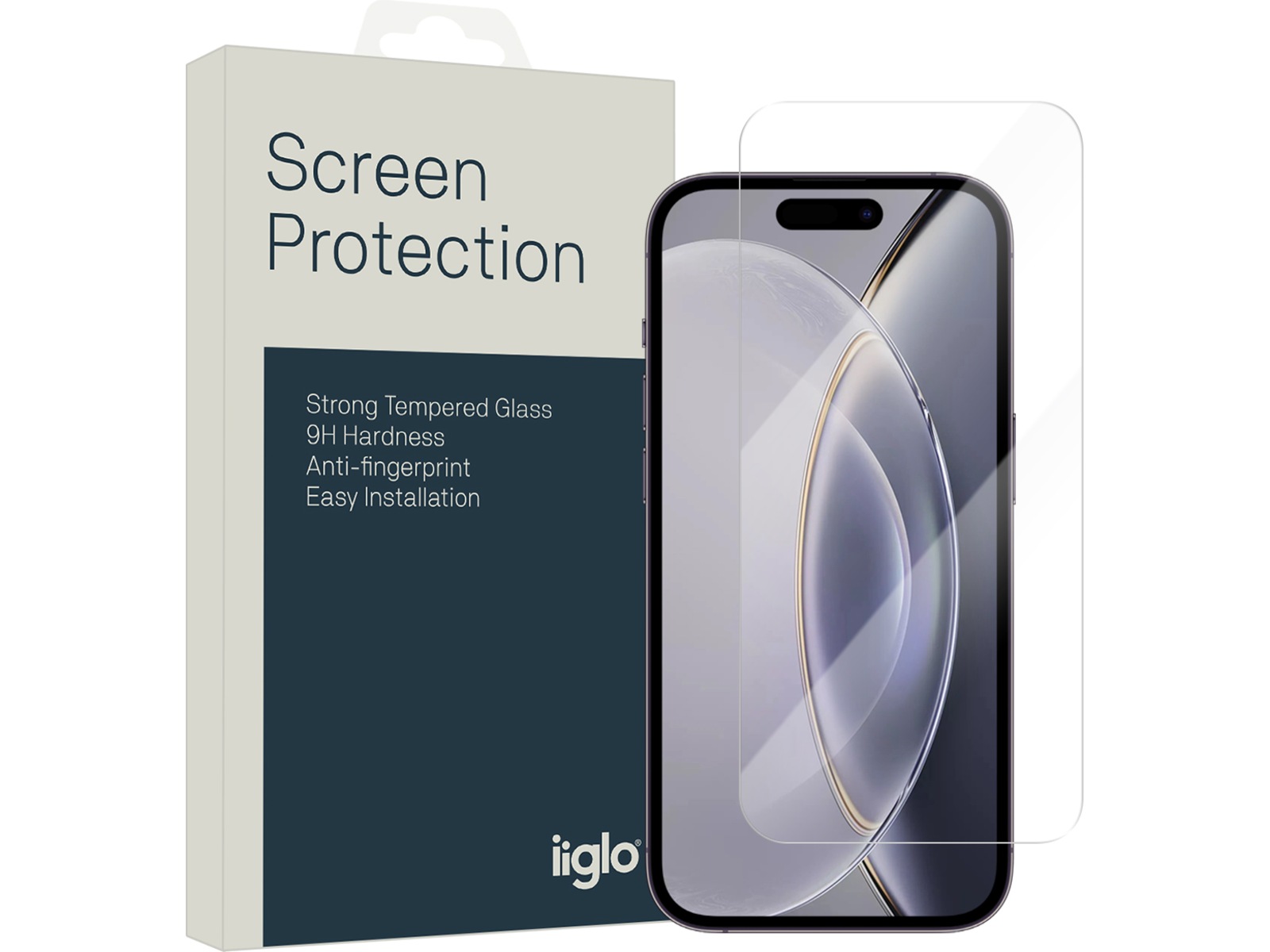 iiglo iPhone 15 Pro Max Skjermbeskytter Skjermbeskytter