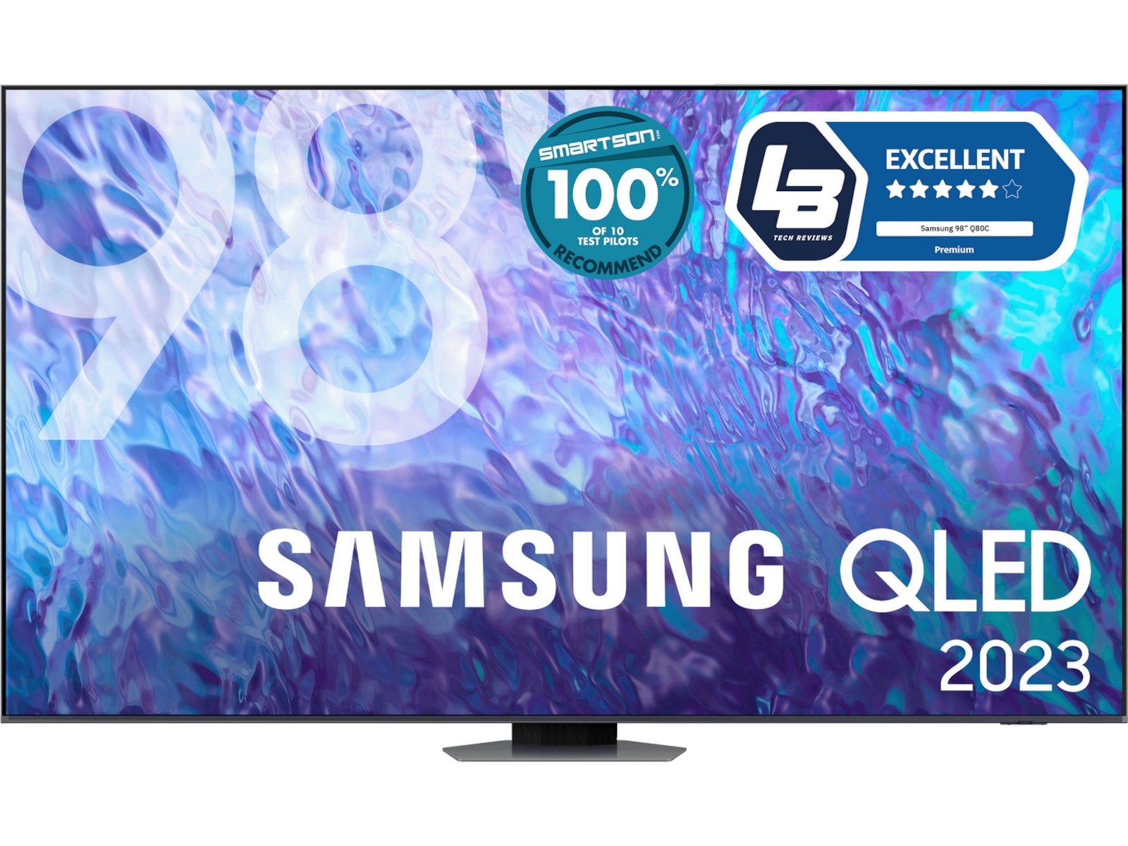 Samsung 98" Q80 QLED 4K TV TQ98Q80C Over 80 tommer TV