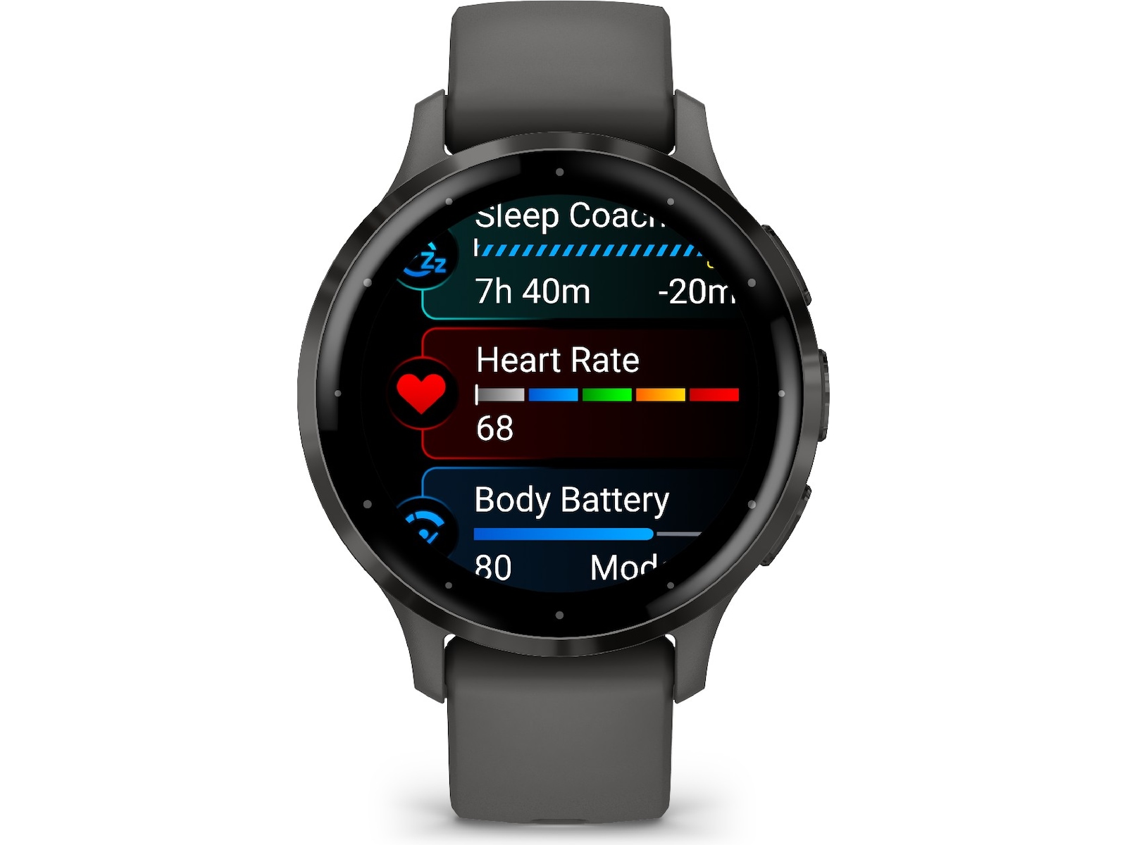 Garmin Venu 3S 41mm GPS (pebble gray/slate) Smartklokker