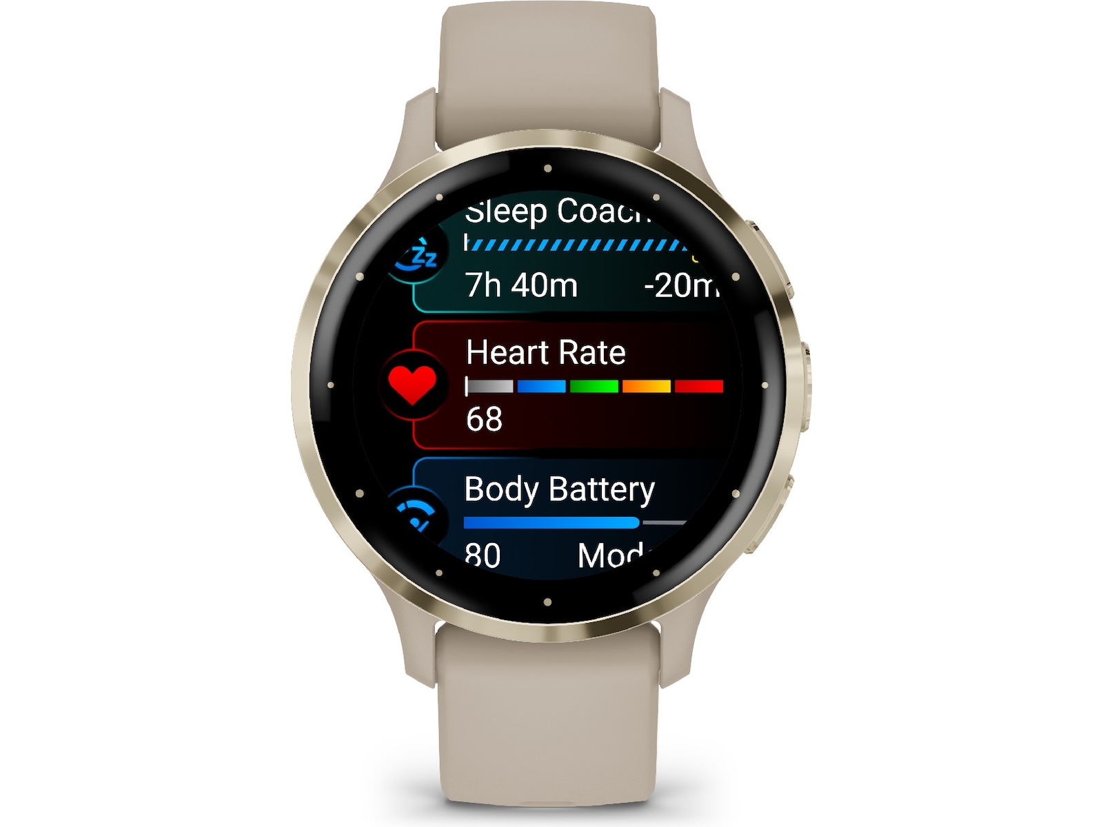 Garmin Venu 3S 41mm GPS (french gray/soft gold) Smartklokker