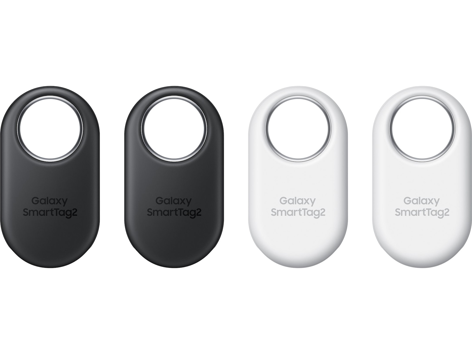 Samsung Galaxy SmartTag2 sporingsbrikke 4-pack (sort/hvit) Sporingsbrikke & GPS