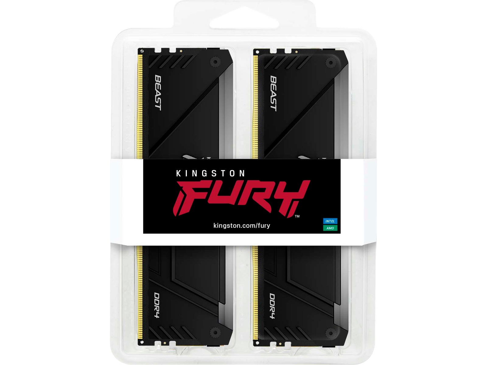 Kingston FURY Beast RGB DDR4 3600MHz 16GB Minnebrikker