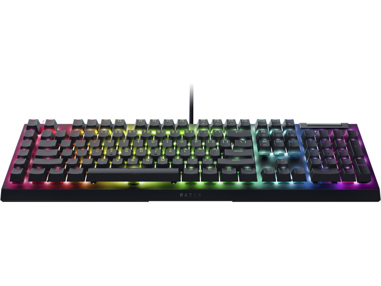 Razer Blackwidow V4 X Green Switch gamingtastatur (sort) Gamingtastatur