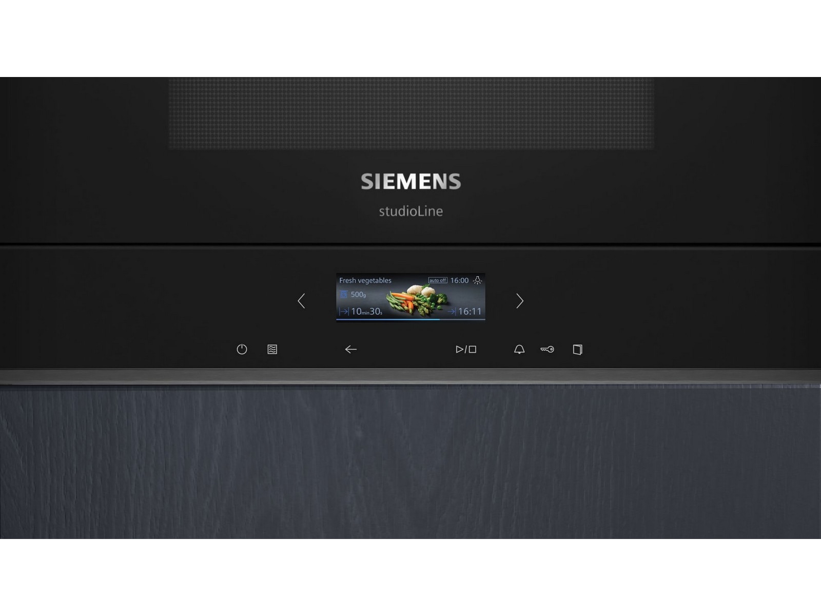 Siemens iQ700 BF722L1B1 Mikrobølgeovn (sort) Mikrobølgeovn