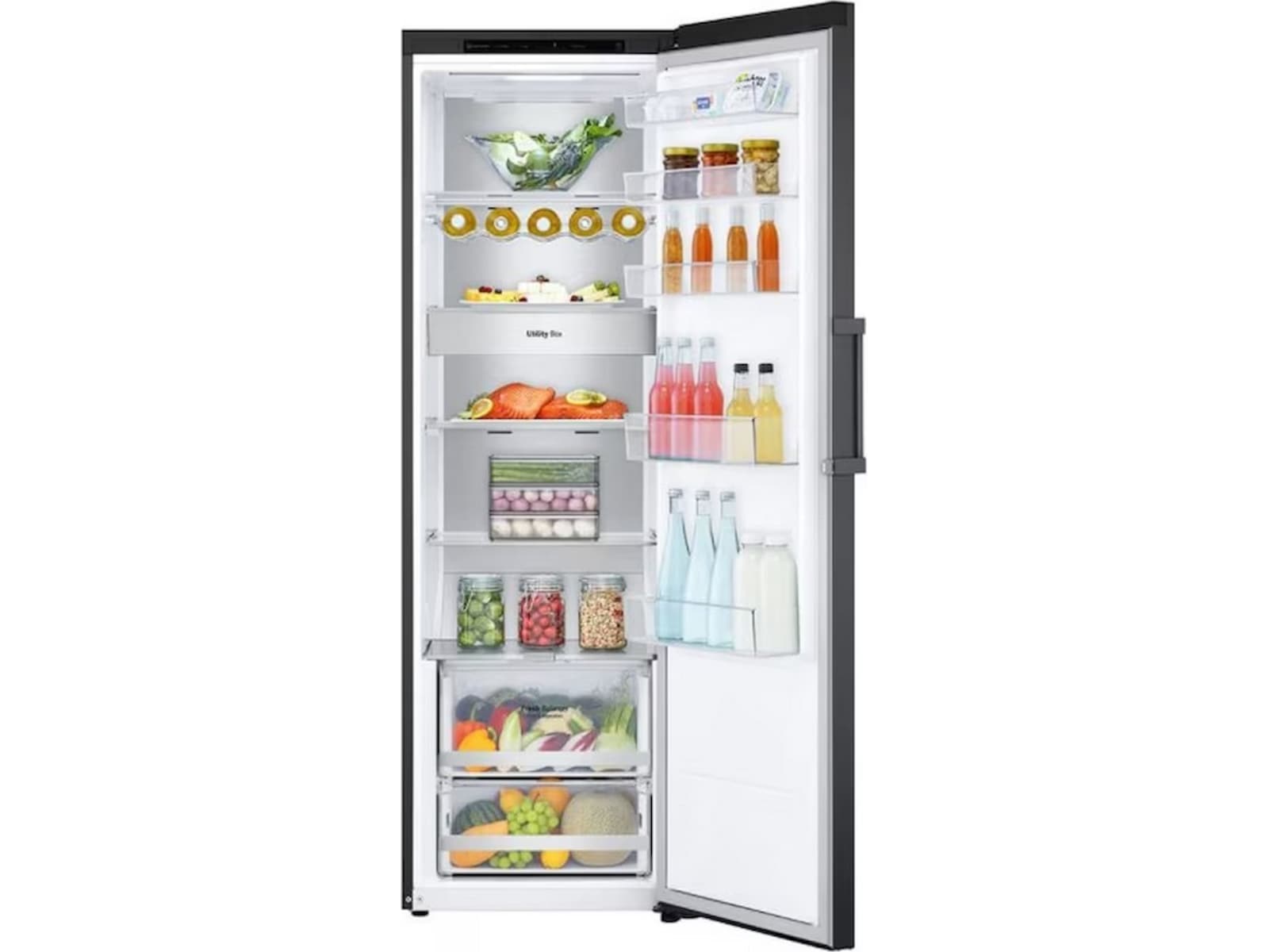 LG GLT71MCCSZ Kjøleskap (matt sort) + Fryseskap Kjøleskap