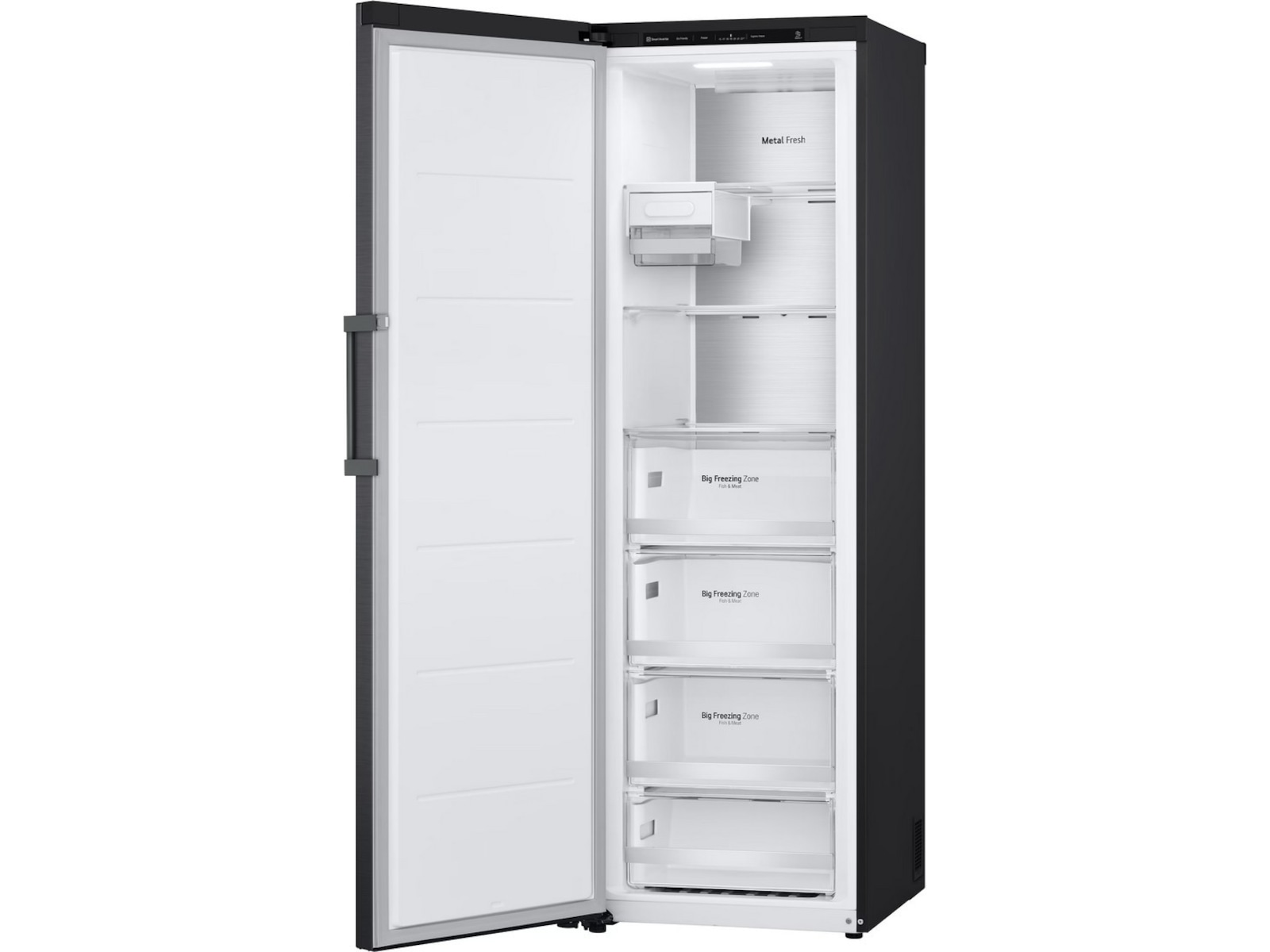 LG GLT71MCCSZ Kjøleskap (matt sort) + Fryseskap Kjøleskap