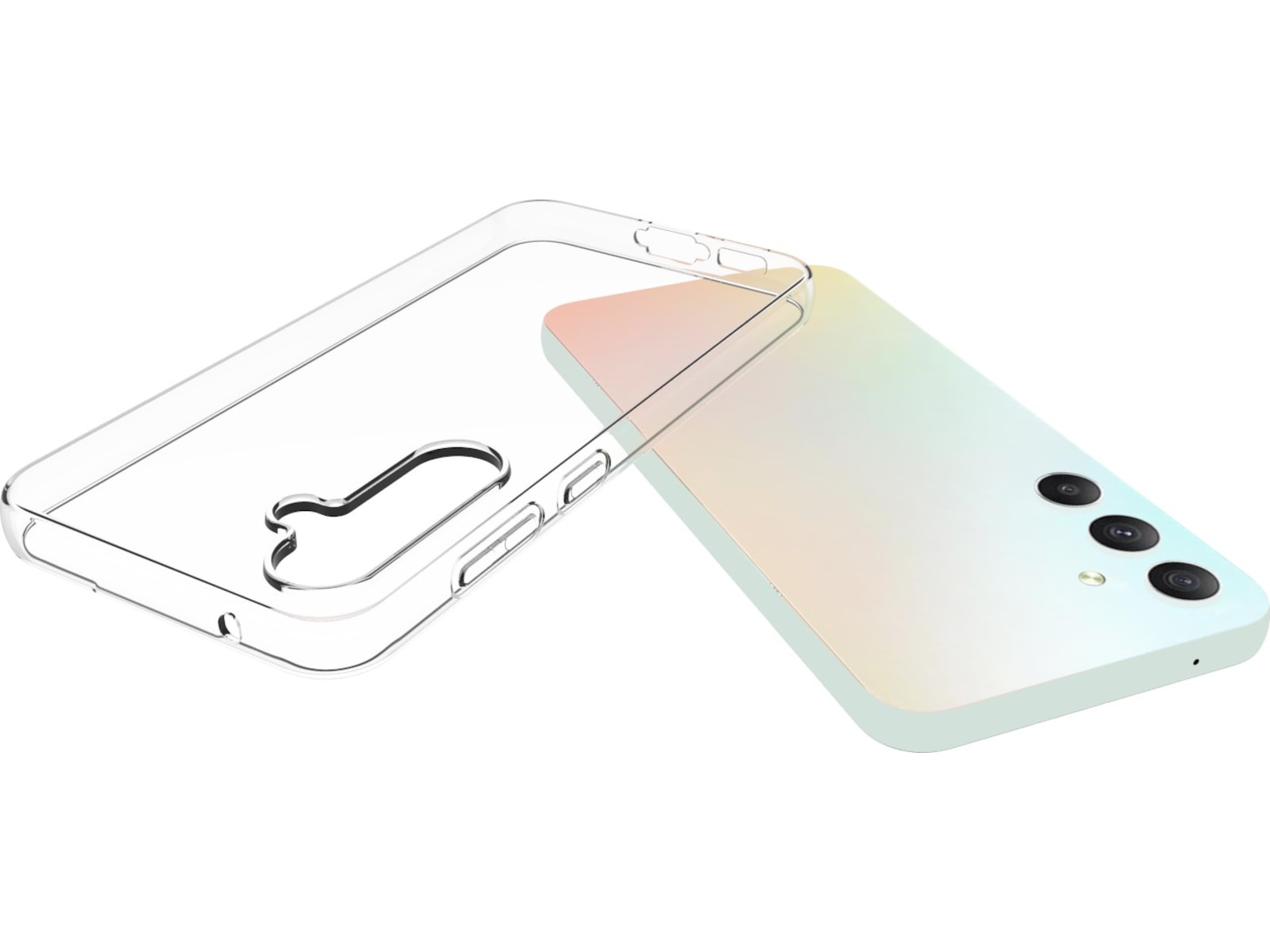 iiglo Galaxy S23 FE Silikondeksel (gjennomsiktig) Mobildeksel