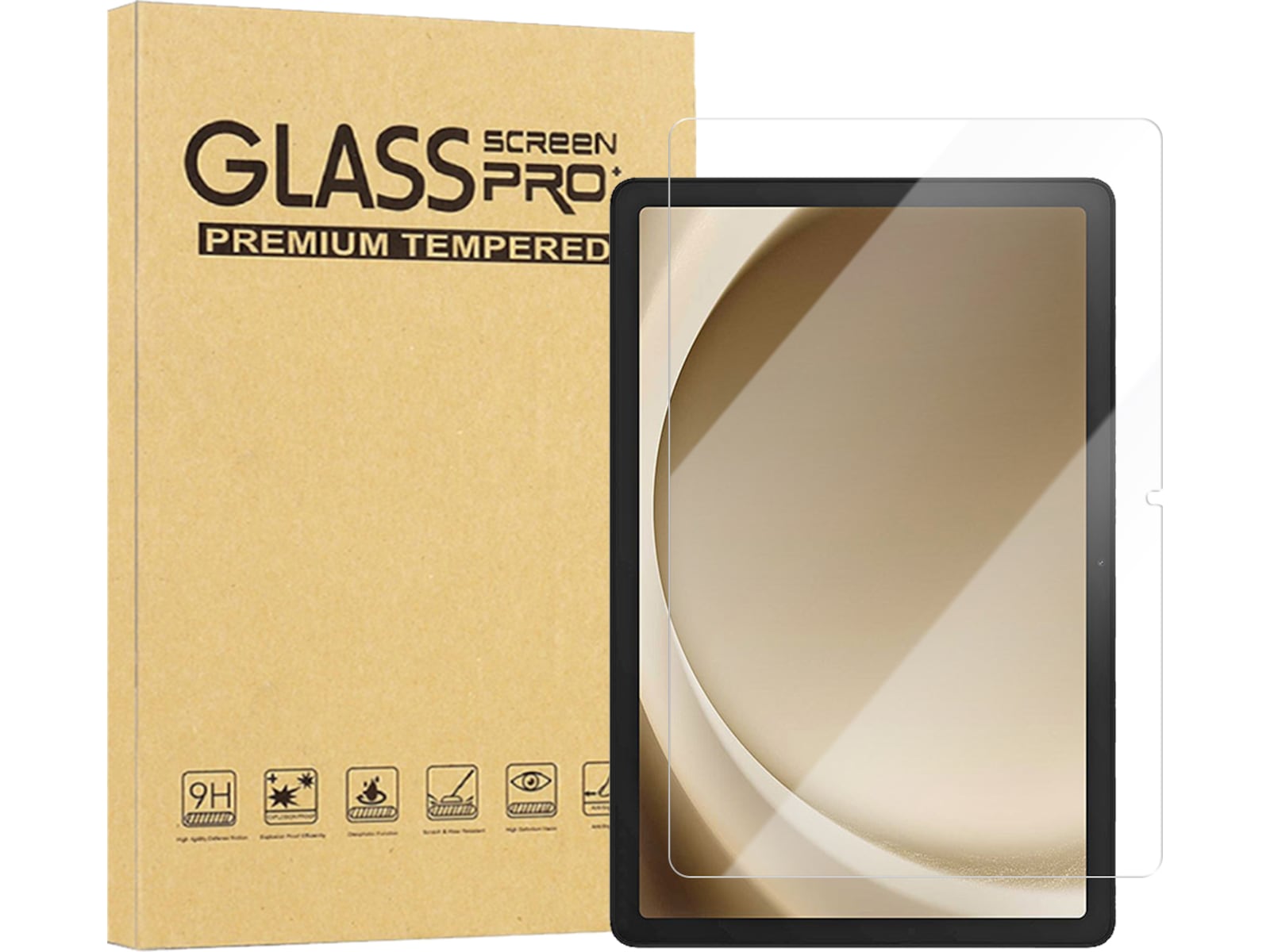 iiglo Galaxy Tab A9+ / A11+ Skjermbeskytter Beskytter skjermen, enkel montering