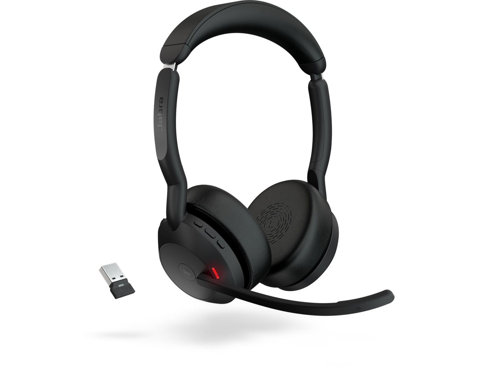 Jabra Evolve2 55 Link380a MS Teams Stereo Stand Trådløse hodesett